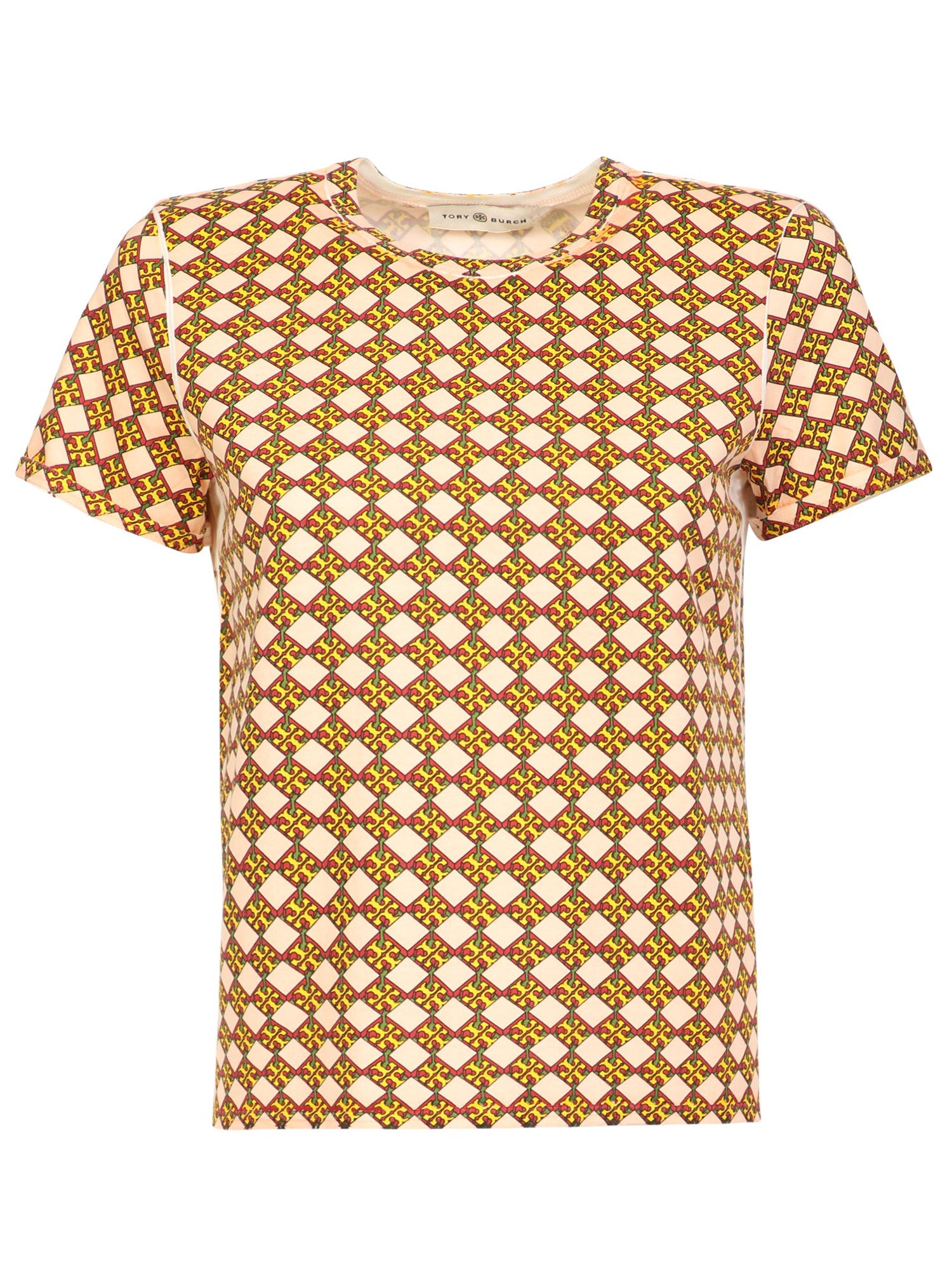TORY BURCH Tory Burch allover 체크 로고 스웨터 simple and causal