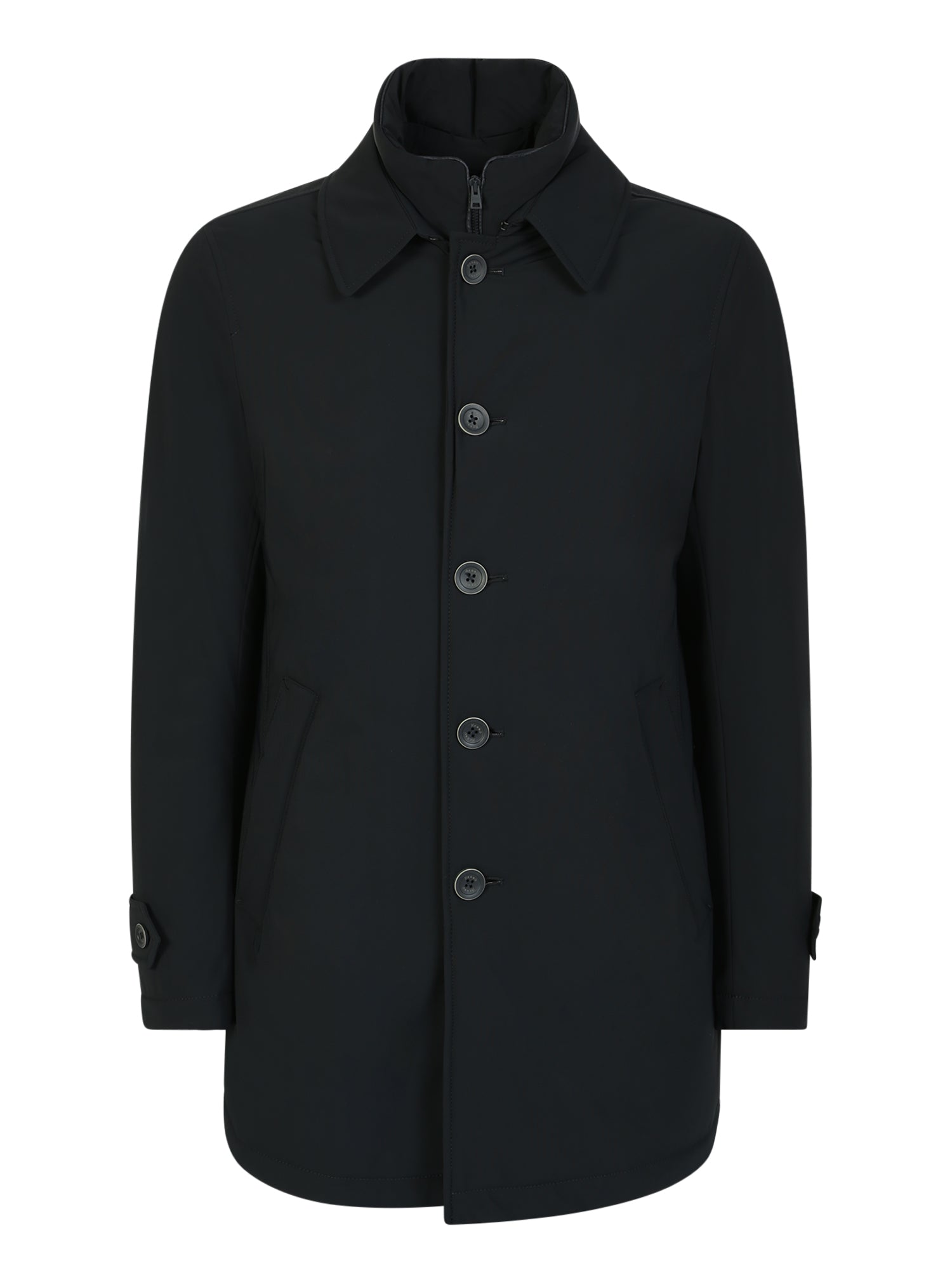 HERNO Washington 싱글 브레스티드 워터프루프 자켓 by Herno 타임리스 and functional garment