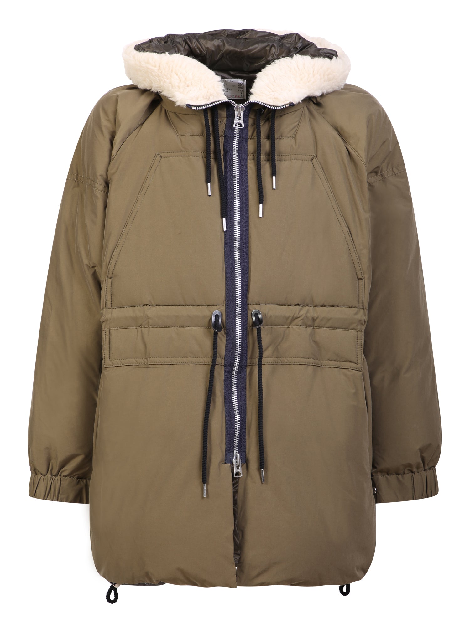 SACAI 카키 블루종 다운 자켓