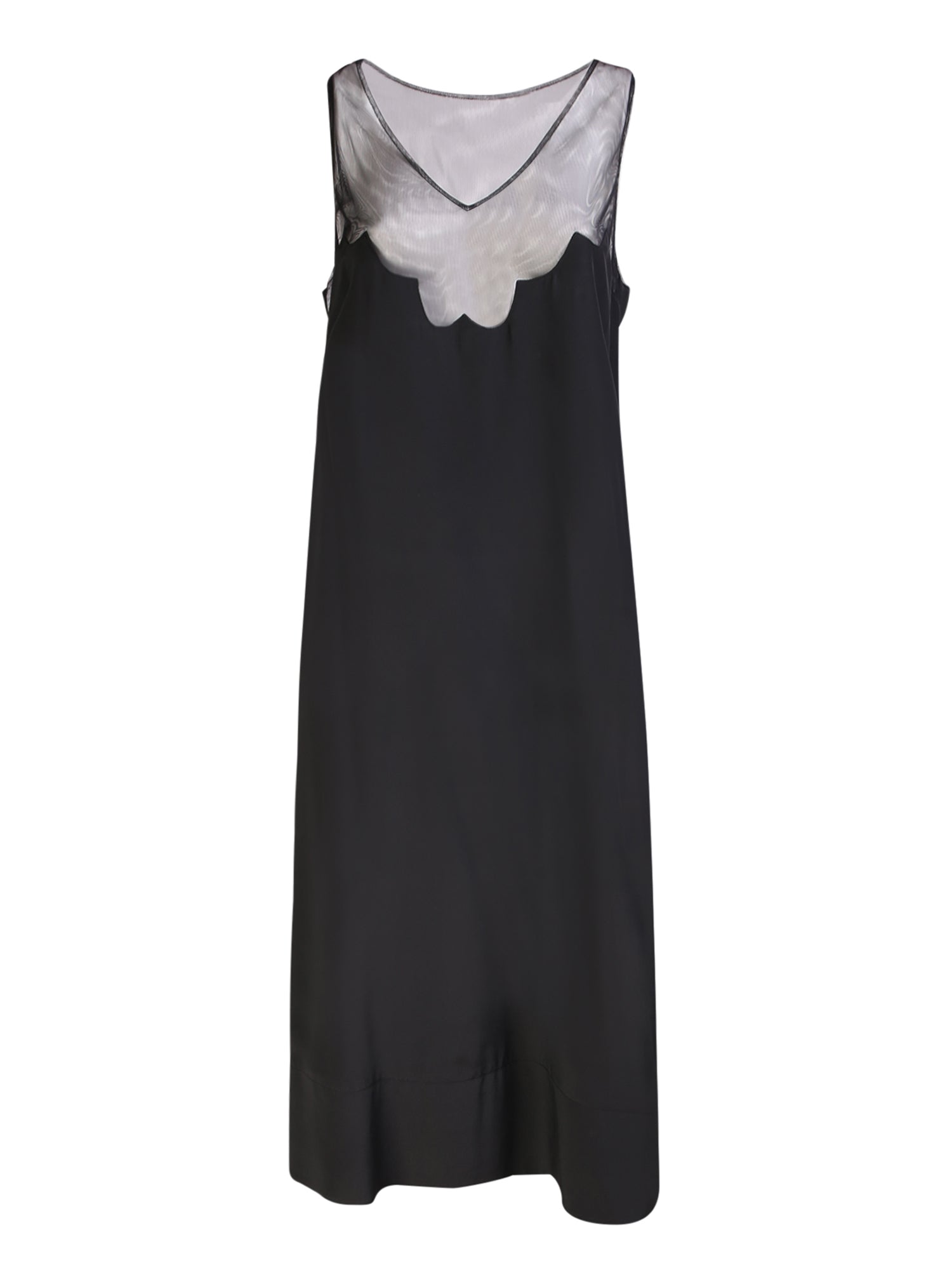 SIMONE ROCHA 블랙 브이넥 드레스