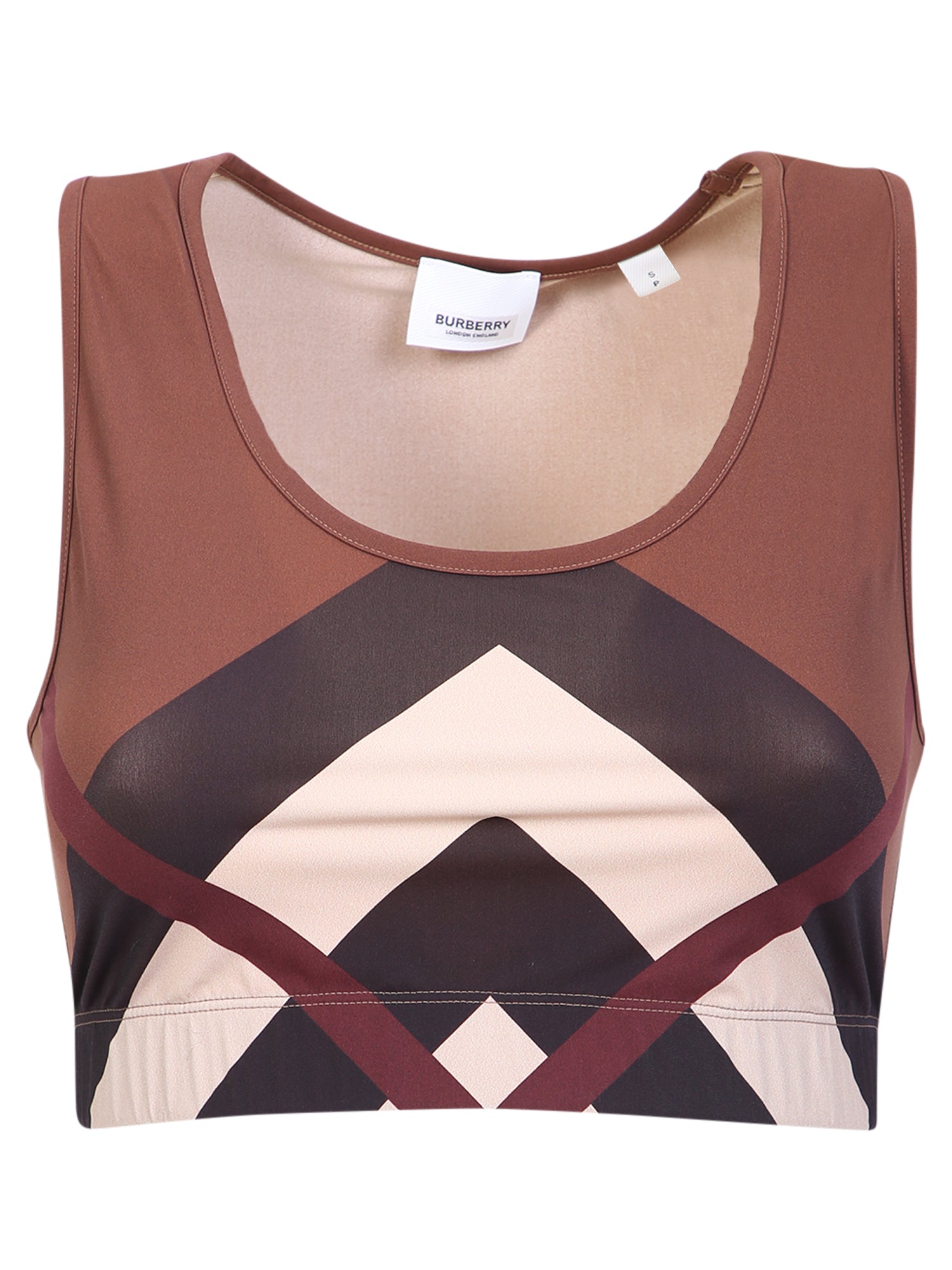 BURBERRY 쉐브론 패턴 탑