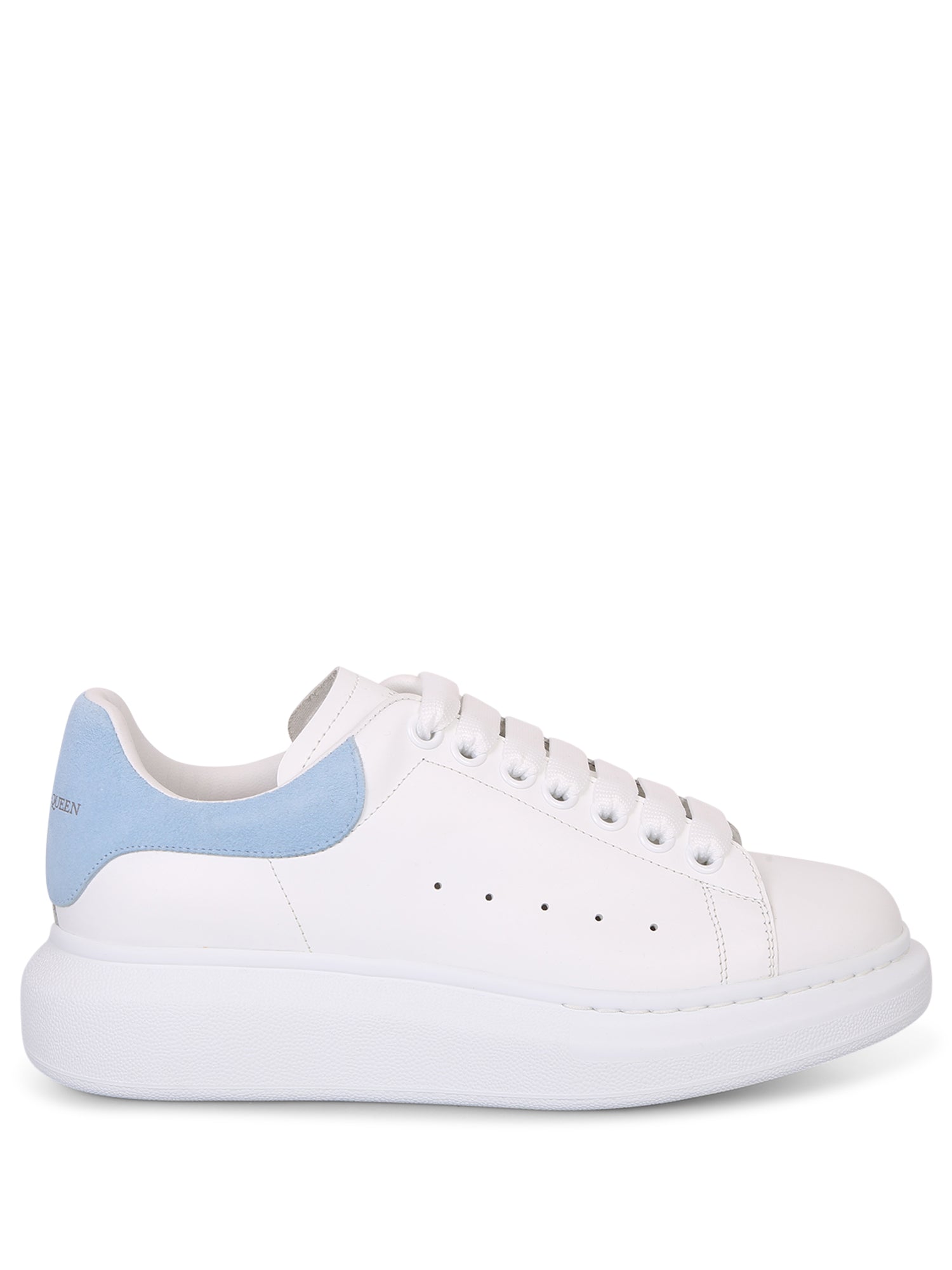 ALEXANDER MCQUEEN 화이트 and 스카이 블루 오버사이즈 스니커즈