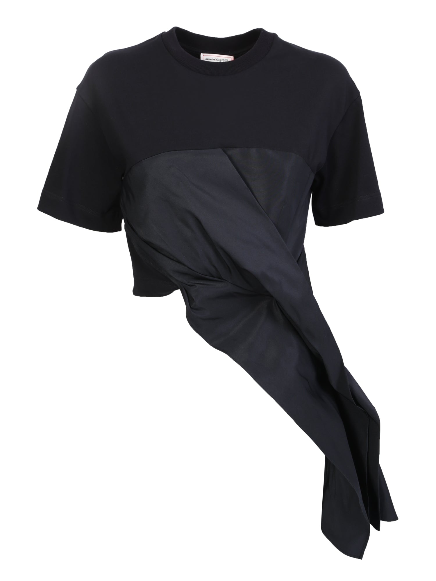 ALEXANDER MCQUEEN 비대칭 티셔츠