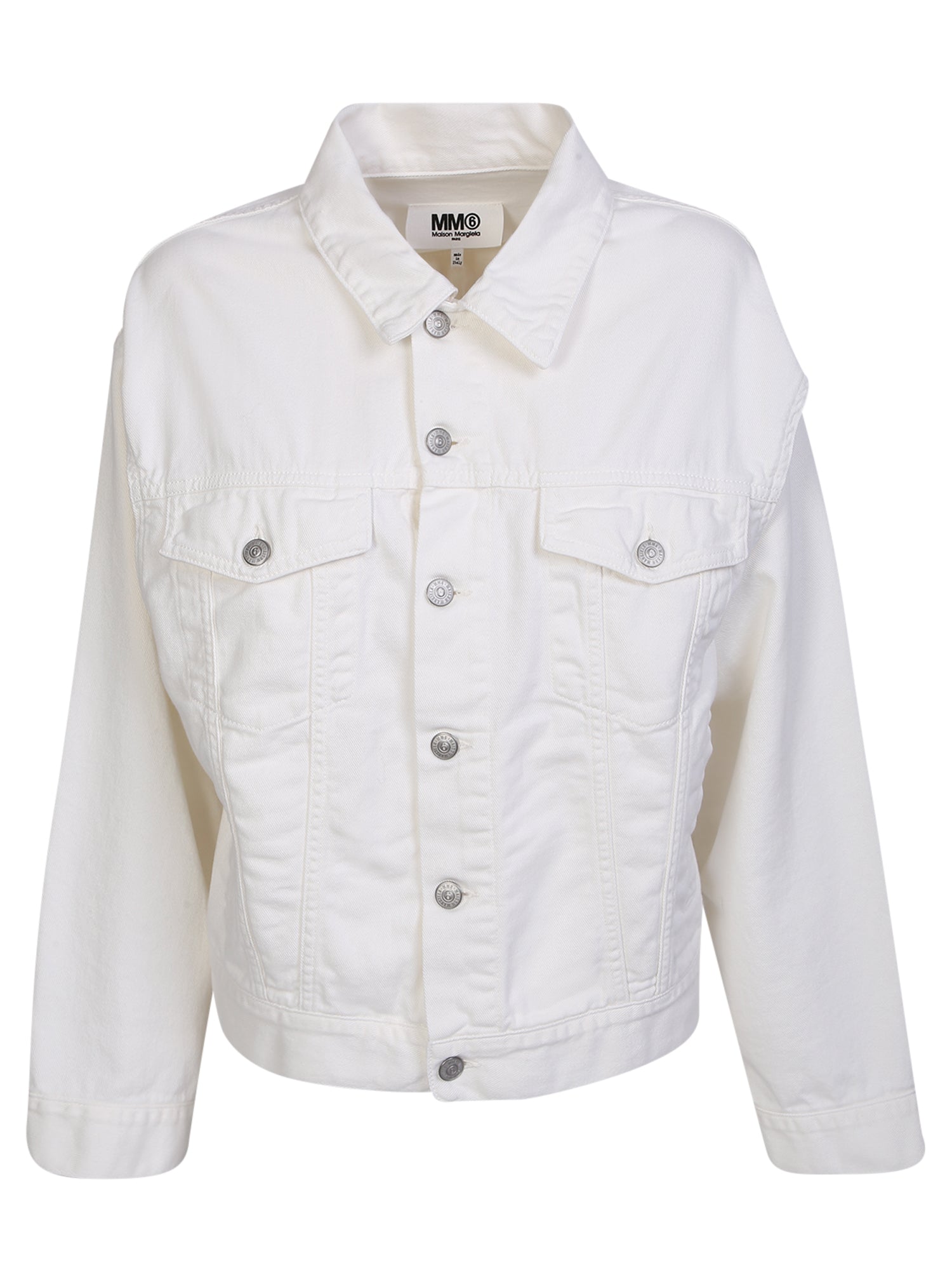 MM6 MAISON MARGIELA 컷 아웃 데님 자켓