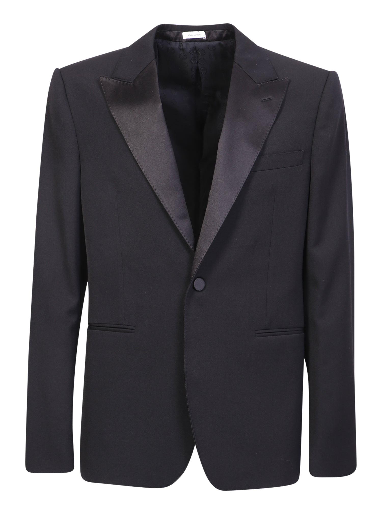 ALEXANDER MCQUEEN 블랙 테일러드 자켓