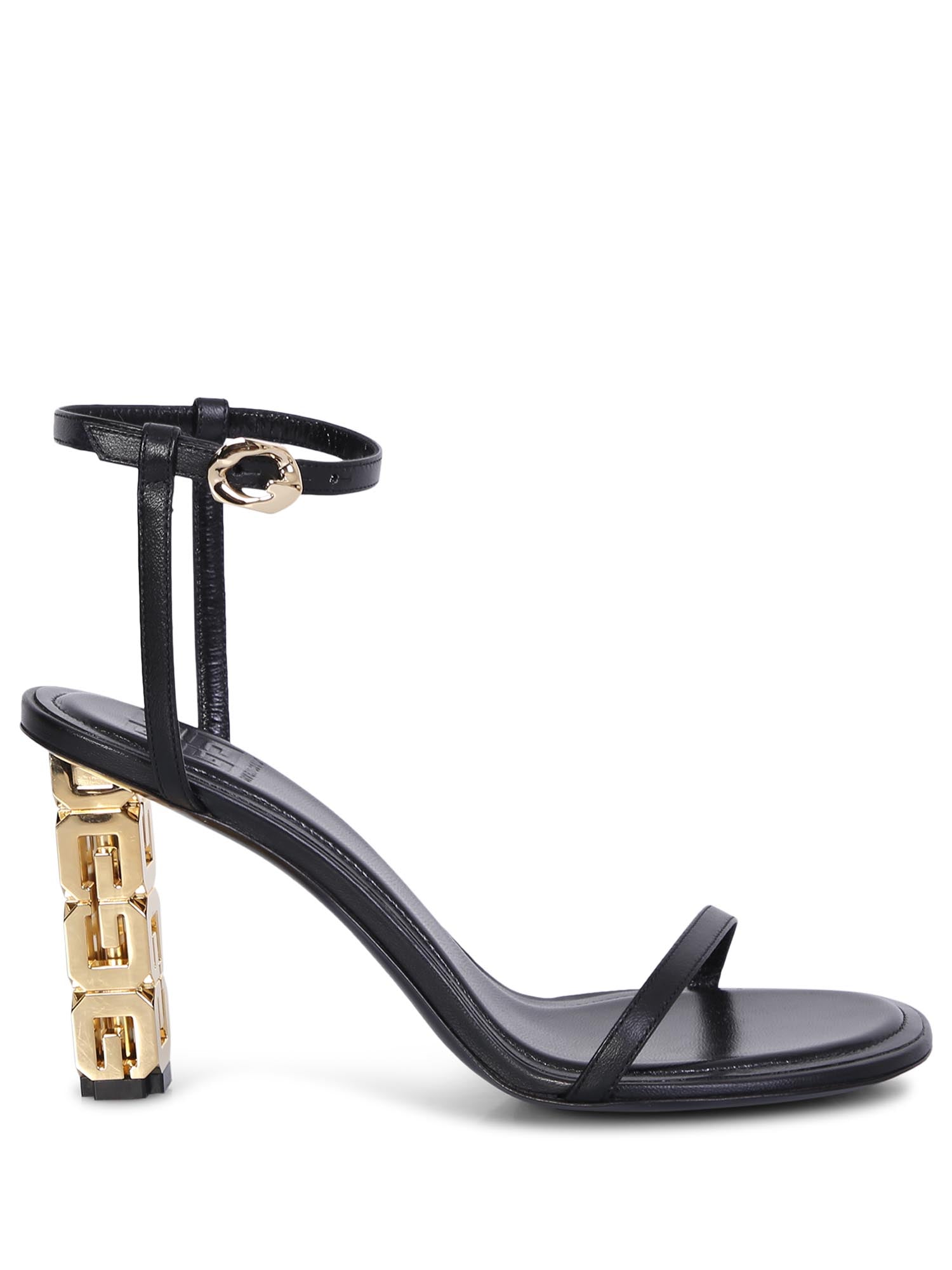 GIVENCHY G Cube 힐 블랙 샌들