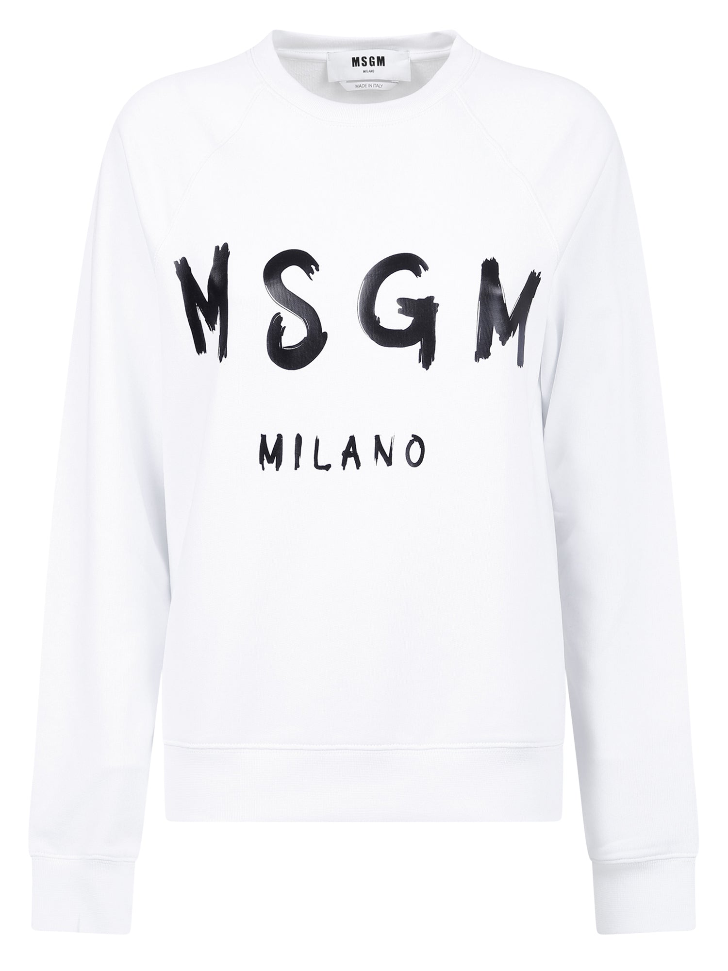 MSGM 프린트 코튼 스웨트 셔츠