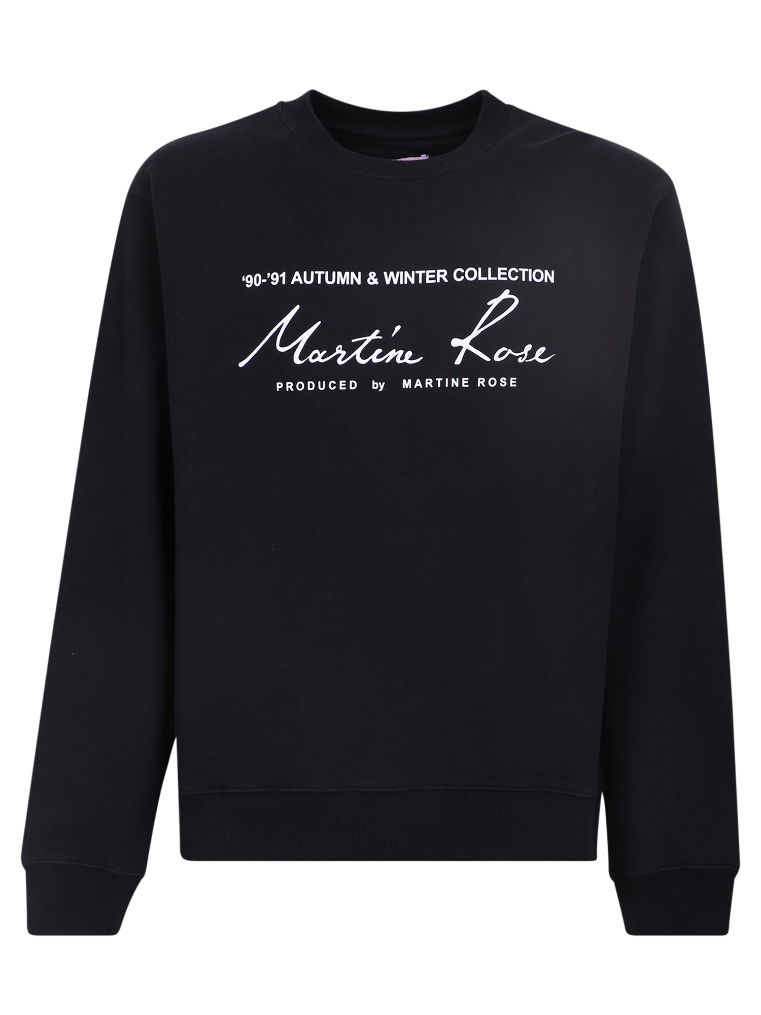 MARTINE 로즈 로고 프린트 코튼 스웨트 셔츠