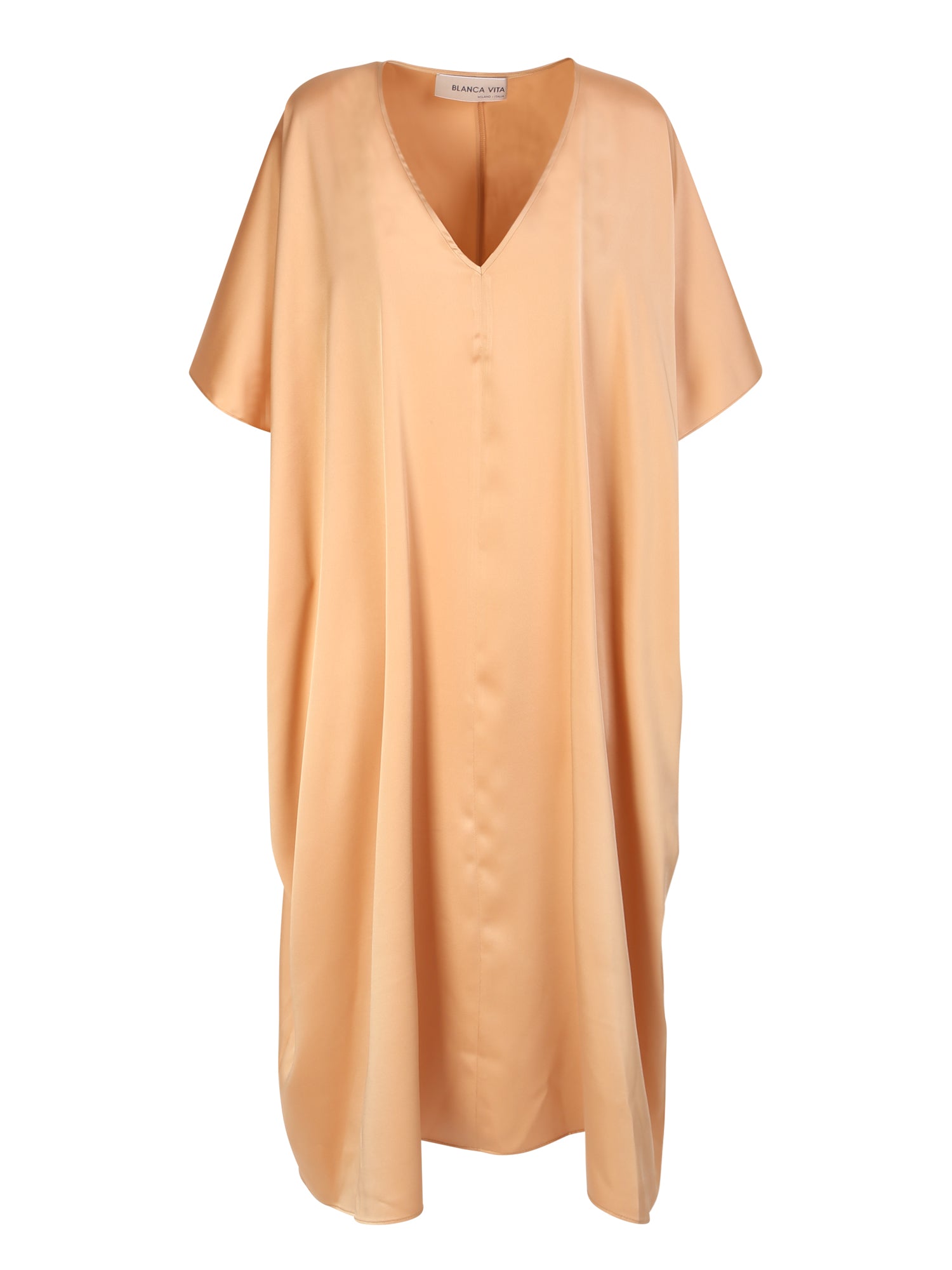 BLANCA VITA 골드 샤틴 kaftan