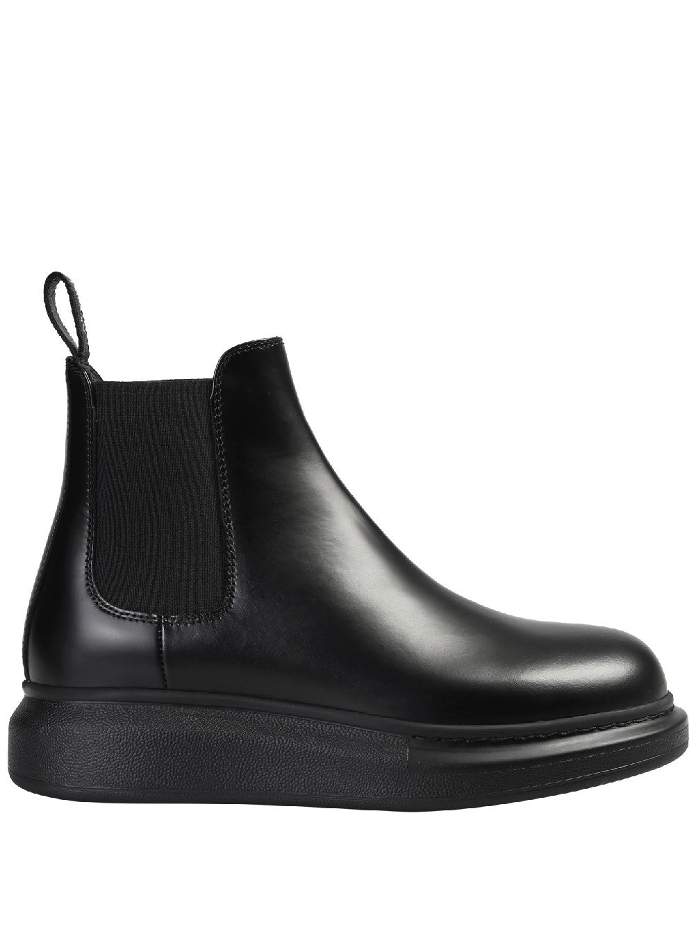 ALEXANDER MCQUEEN 첼시 레더 앵클 부츠