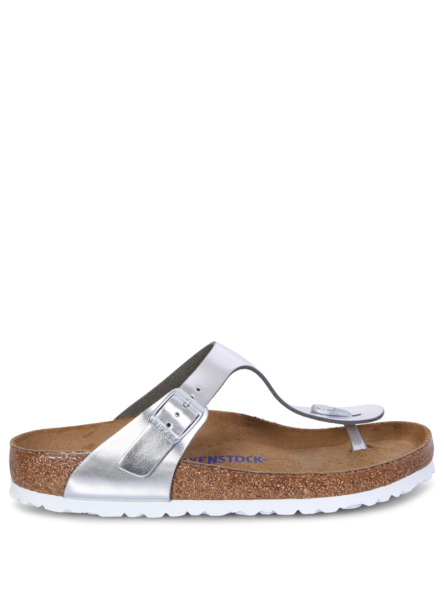 BIRKENSTOCK Gizeh 실버 샌들