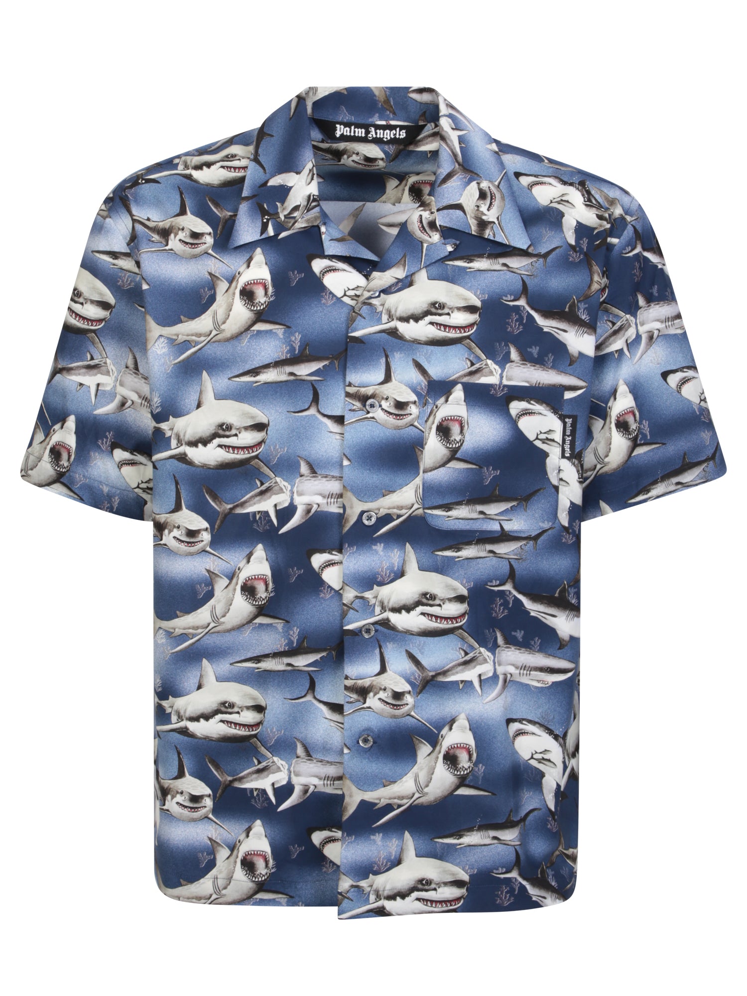PALM ANGELS 멀티컬러 shark 볼링 셔츠