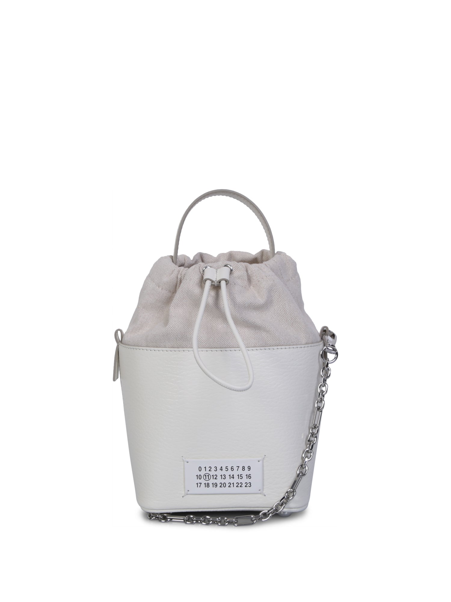 MAISON MARGIELA 5AC numberspatch 버킷 백 화이트