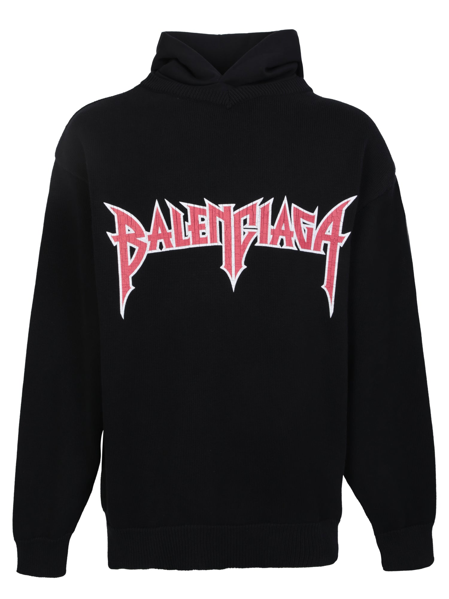 BALENCIAGA 블랙 메탈 후드