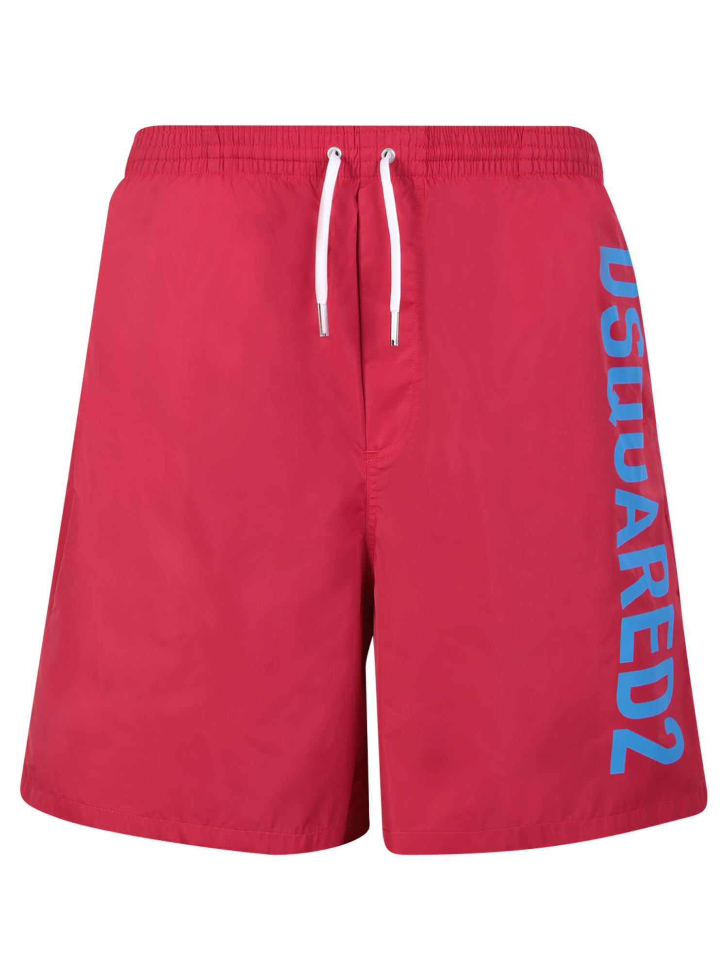 DSQUARED2 Red Technicolor swim 쇼츠