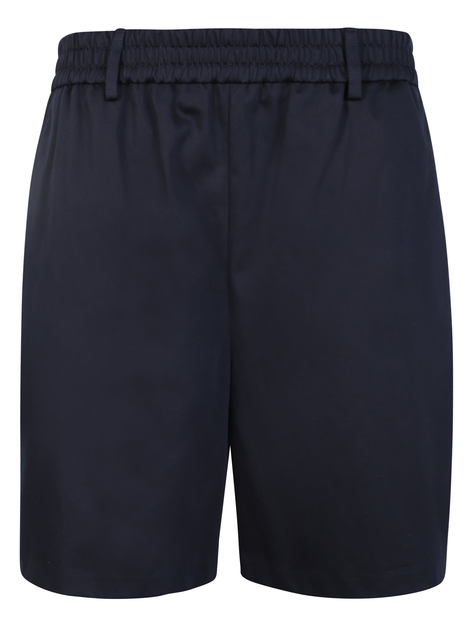 AMI 파리 Elasticated waistband 블루 버뮤다 쇼츠