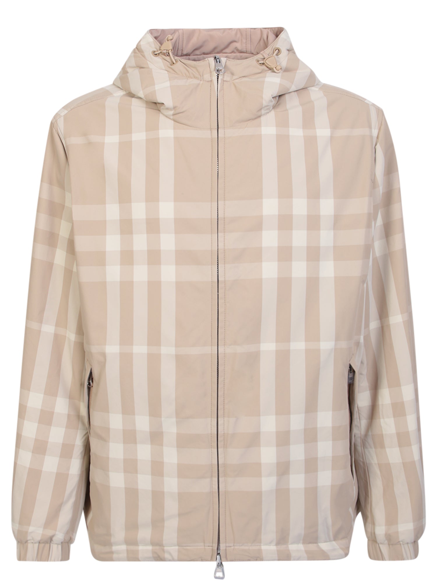 BURBERRY 타탄 패턴 리버시블 자켓