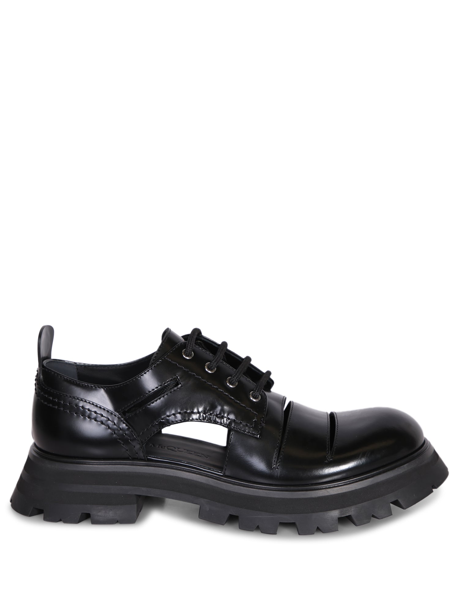 ALEXANDER MCQUEEN 레더 Lucent 슈즈