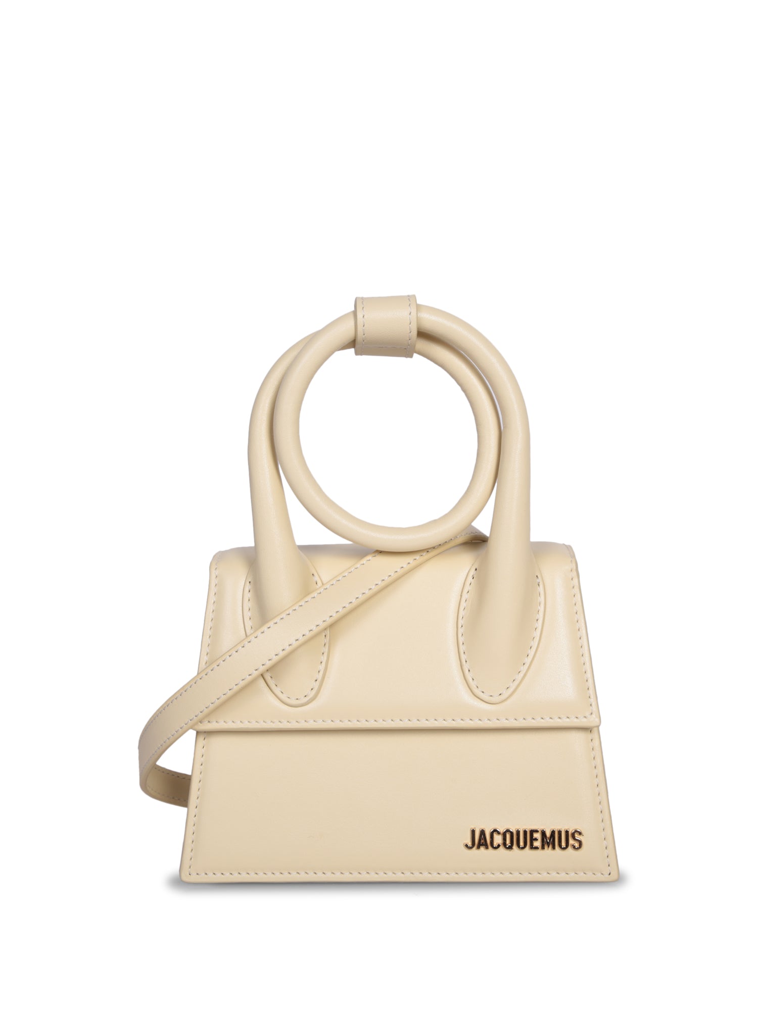 JACQUEMUS Le Chiquito Noeud 아이보리 백