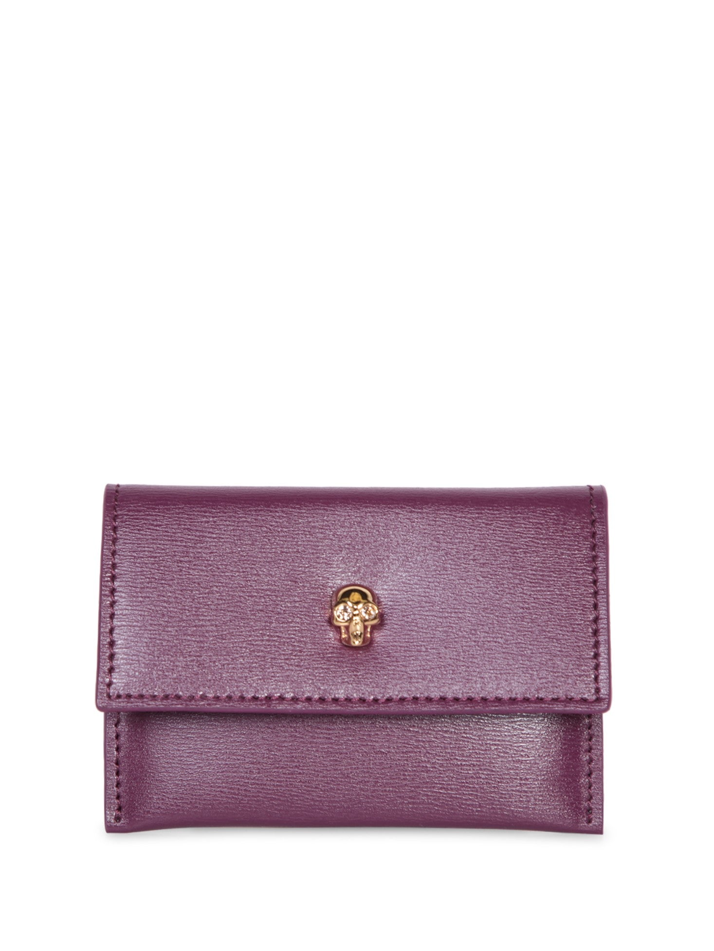 ALEXANDER MCQUEEN 엔벨로프 bordeaux cardholder
