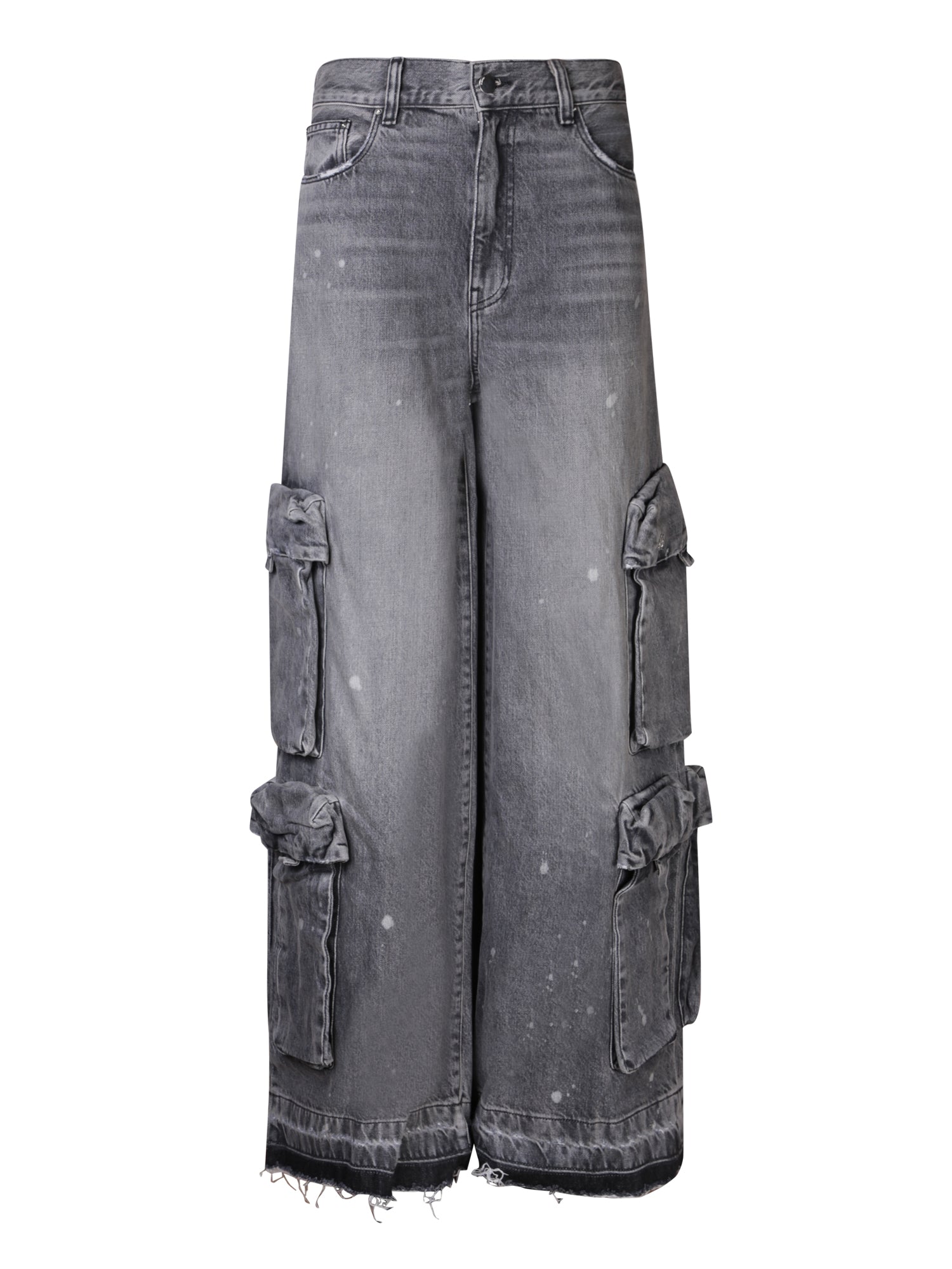 AMIRI 카고 블랙 데님 진