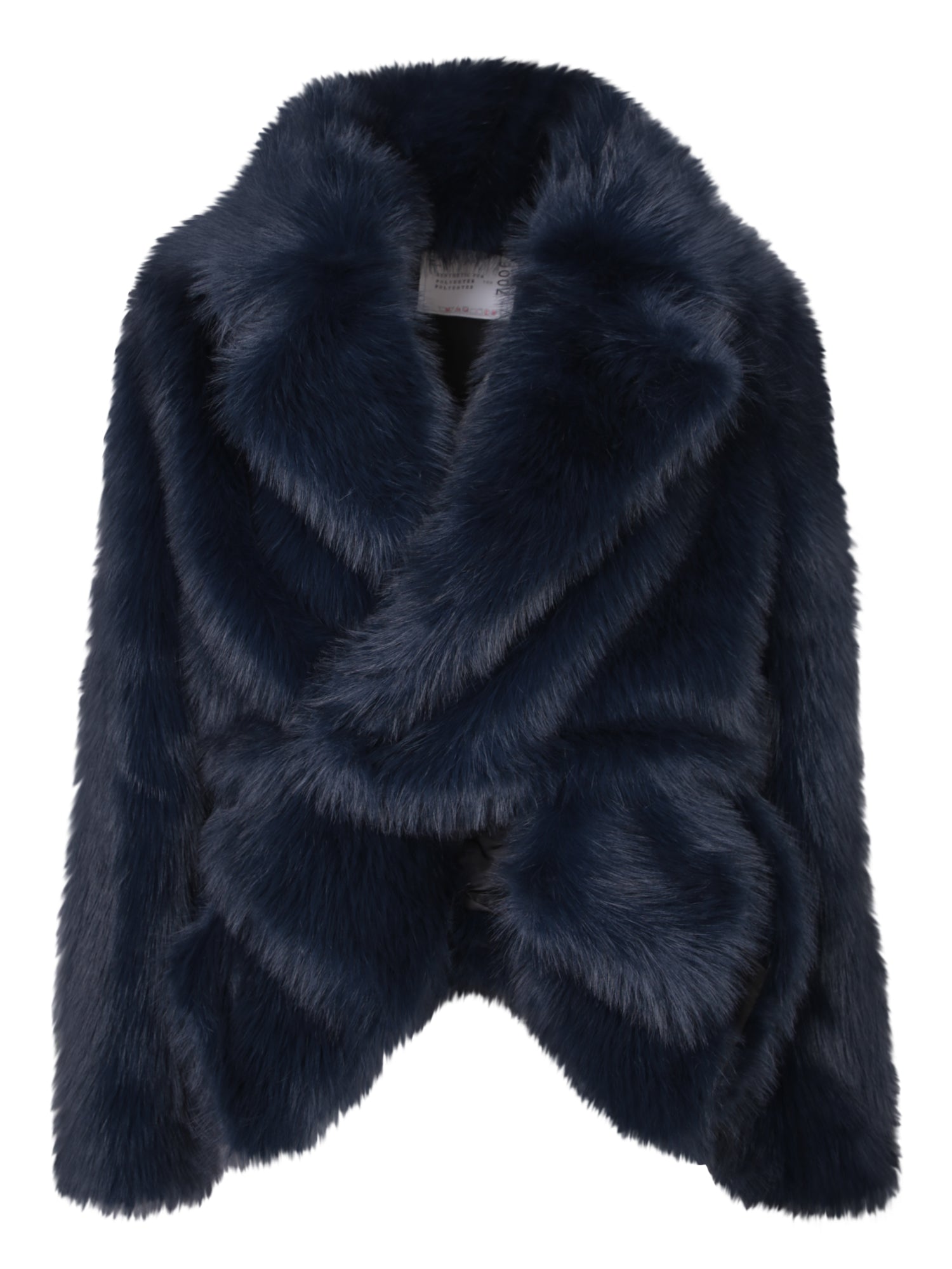 SACAI 블루 포 퍼 코트