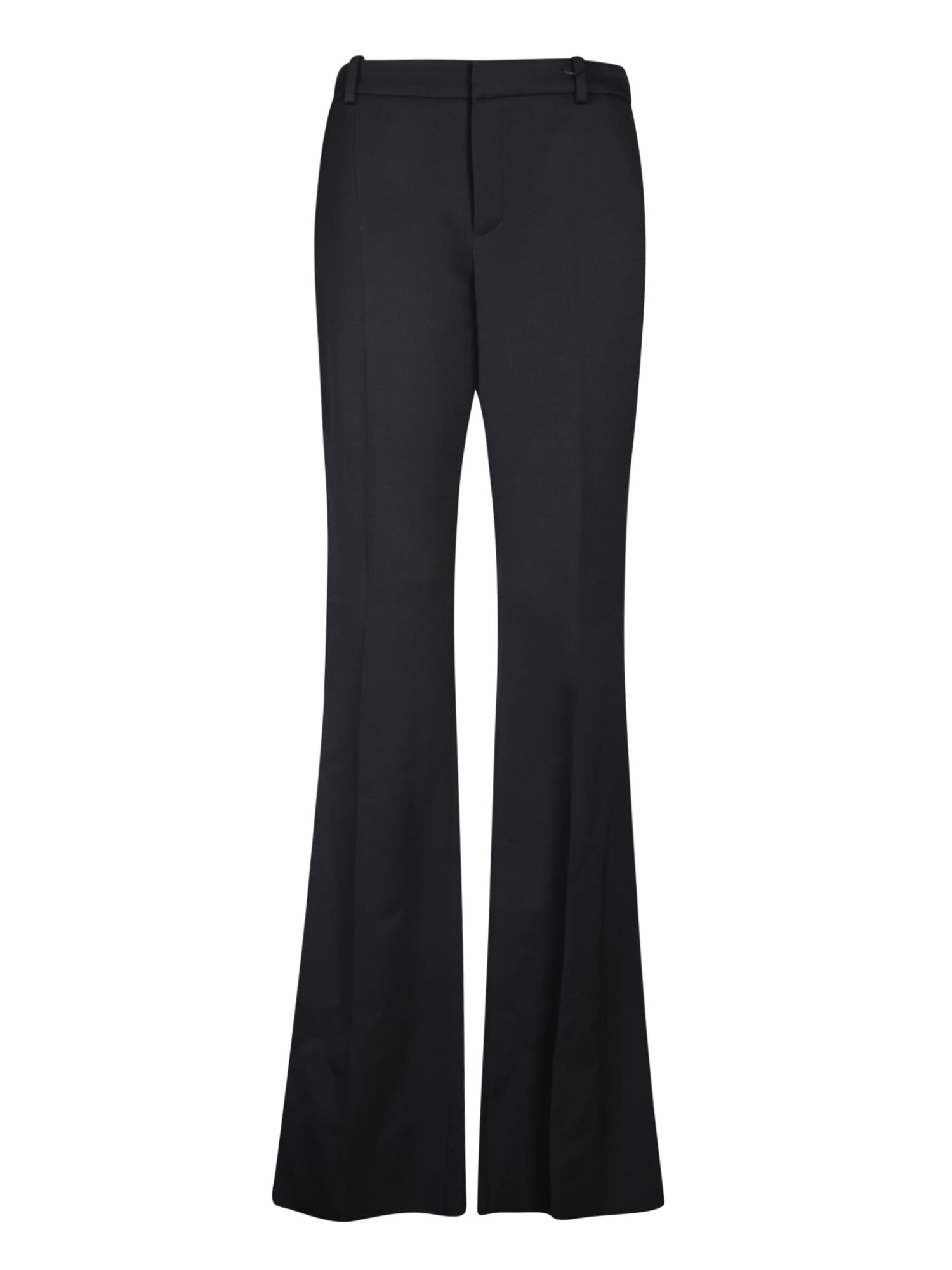 SAINT LAURENT 플레어 블랙 트라우저