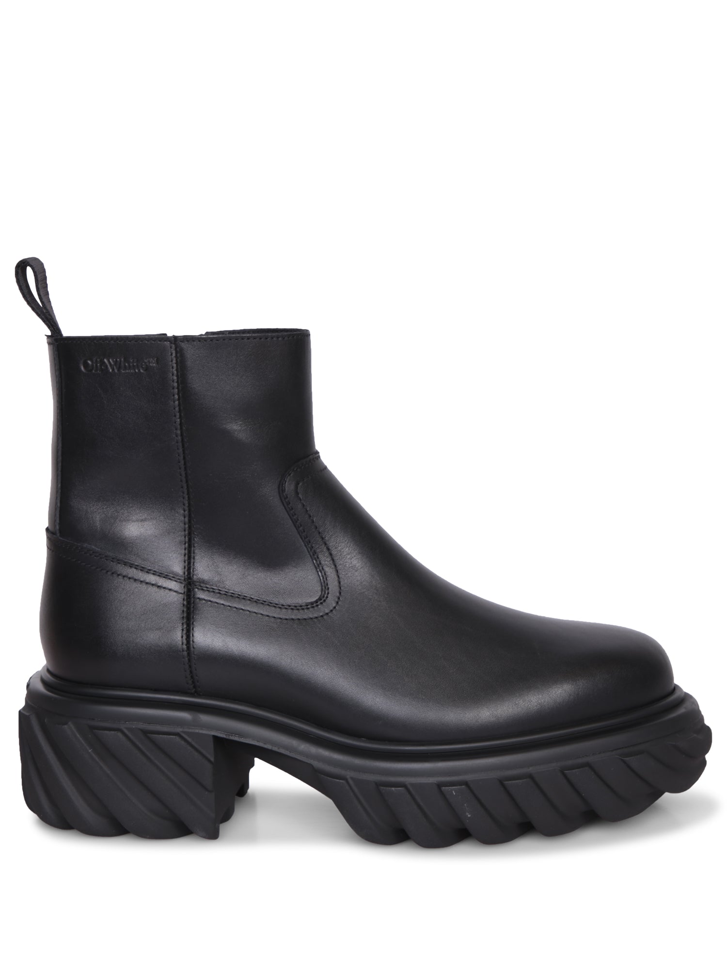 OFFWHITE Tractor Motor 블랙 부츠