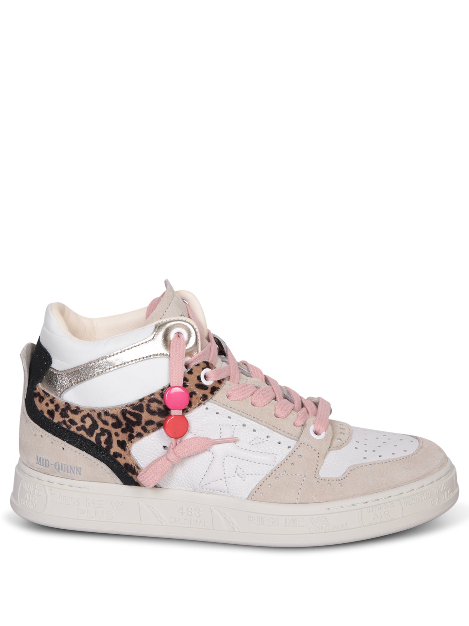 PREMIATA Midquinnd leopardwhite 스니커즈