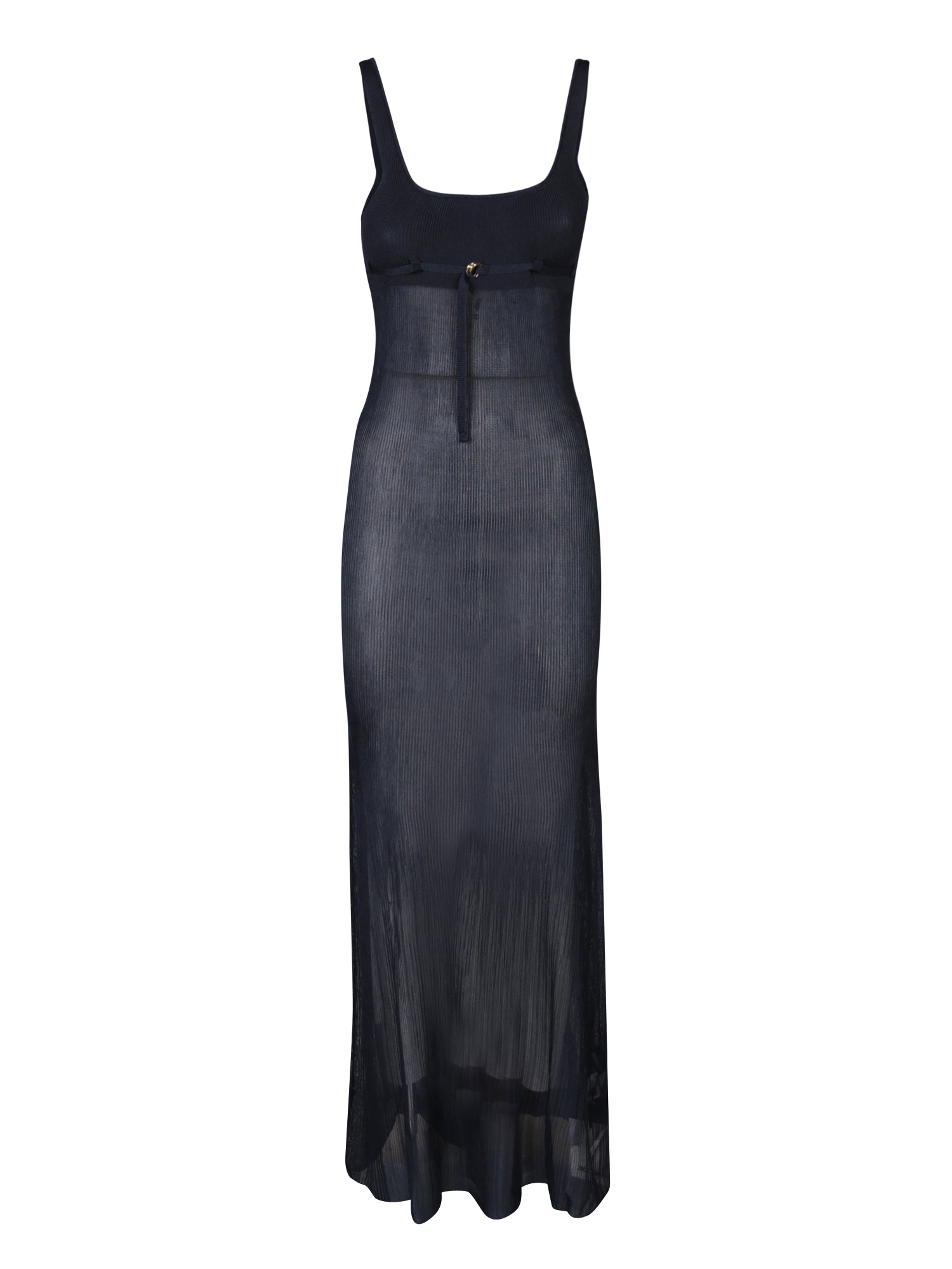 JACQUEMUS Le robe maille Oranger 블루