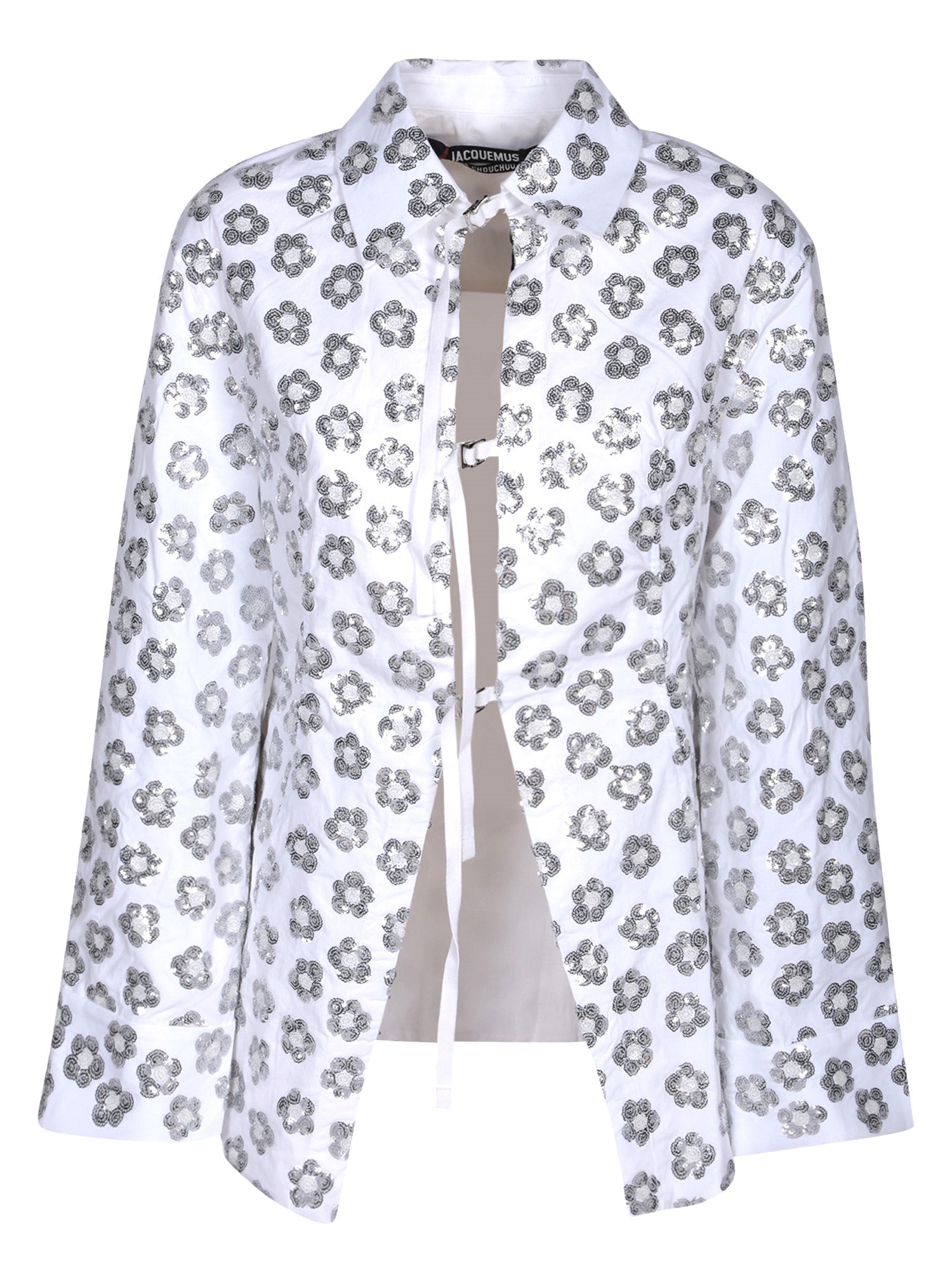 JACQUEMUS La chemise Lavoir brod̩e