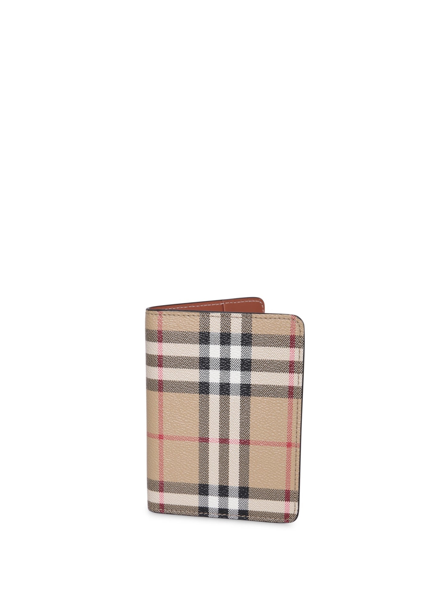 BURBERRY 체크 모티브 베이지 여권 홀더