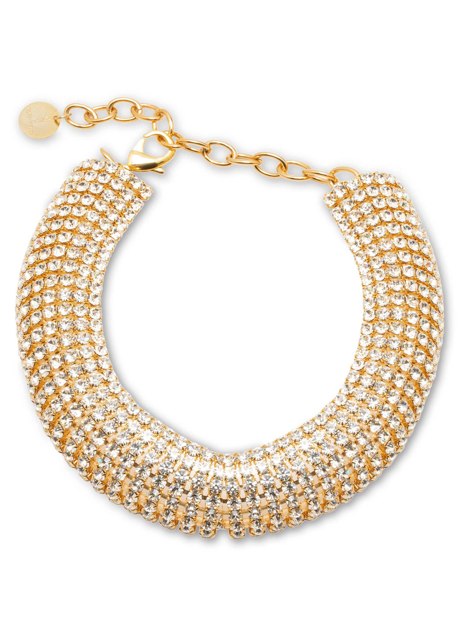 SILVIA GNECCHI Boldy Maxy champagne 네크리스