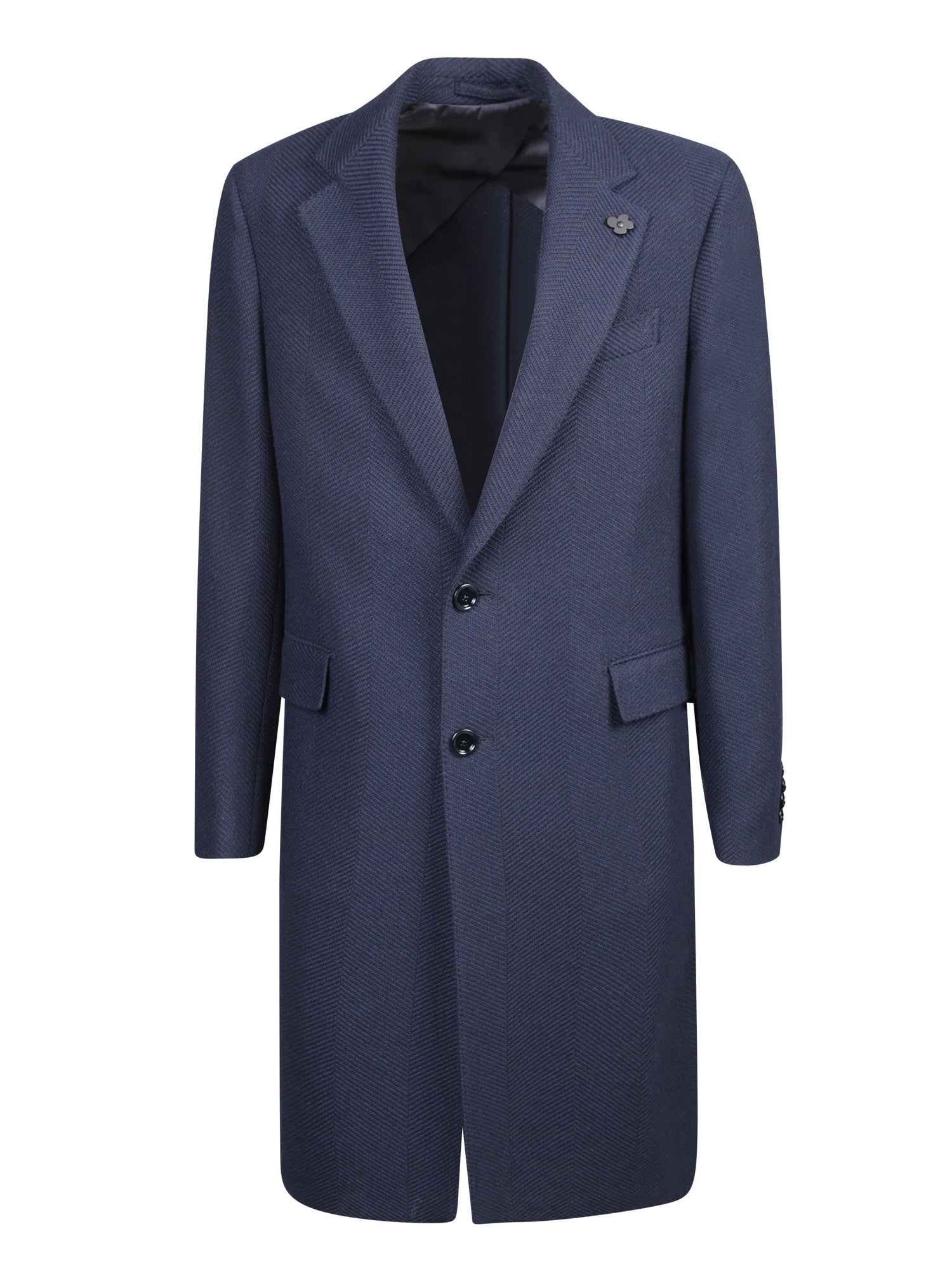 LARDINI Special 라인 드롭 7 블루 코트