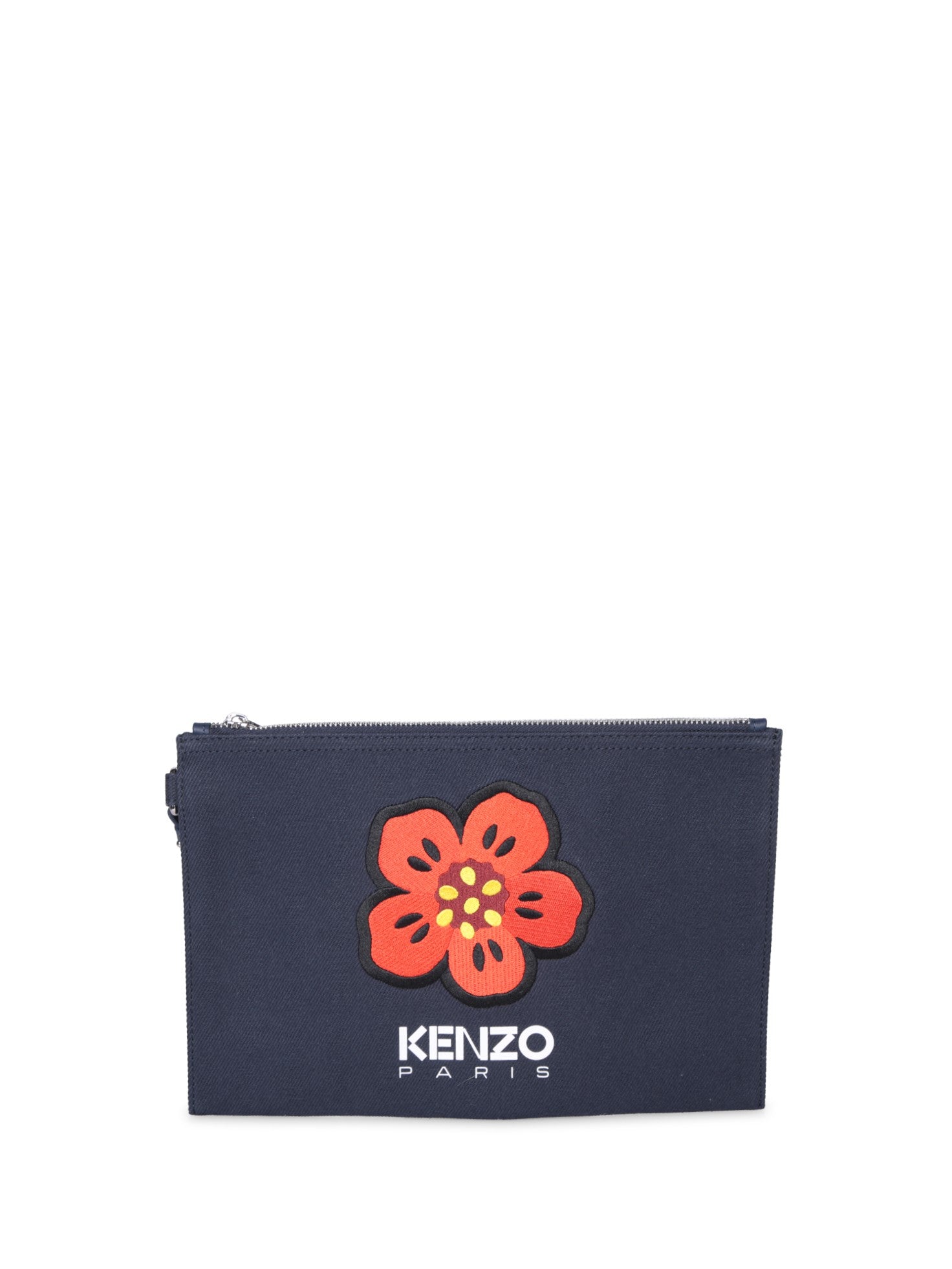 KENZO 보케 플라워 블루 클러치 백