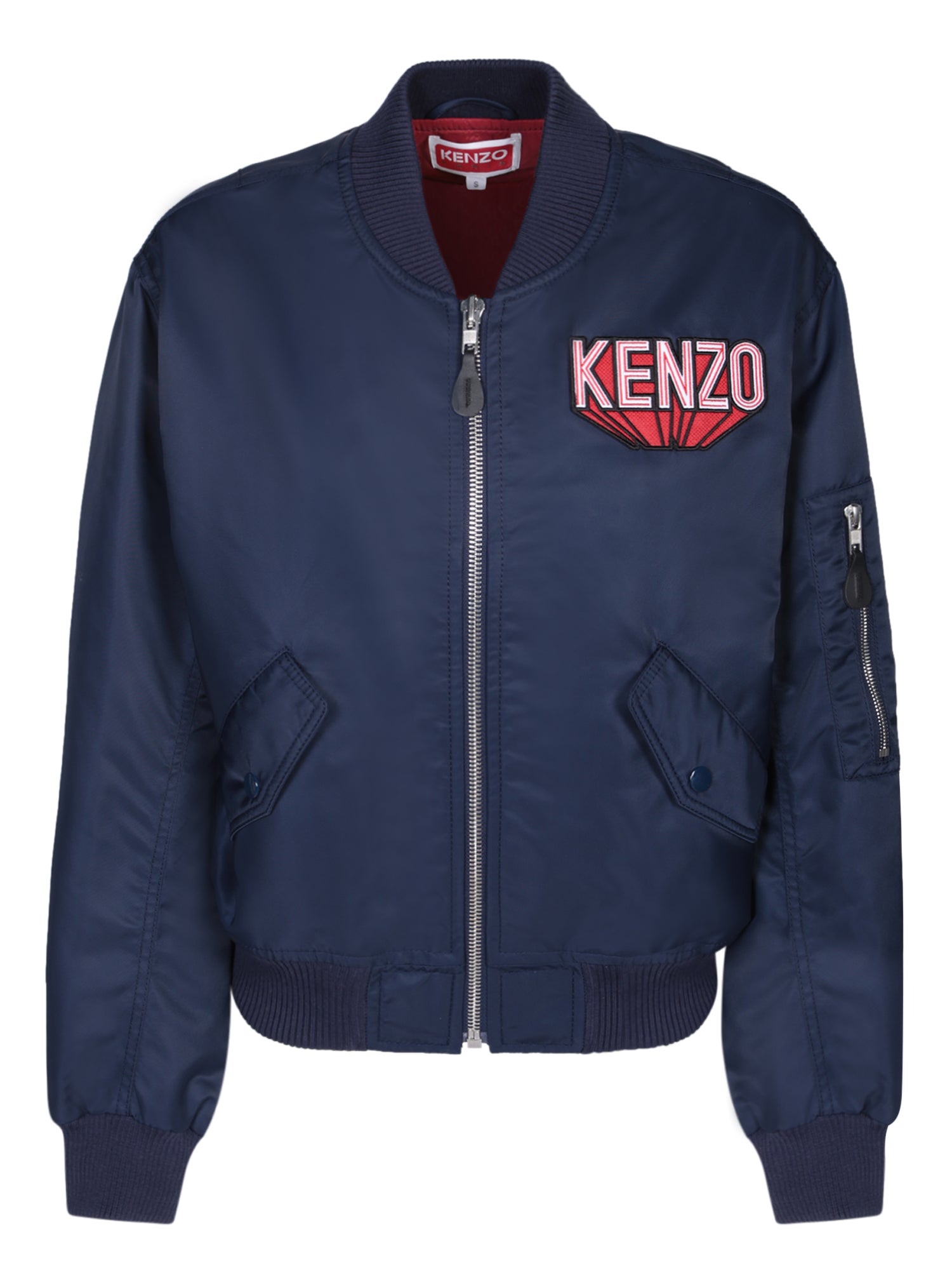 KENZO Kenzo 3D 블루 봄버 자켓