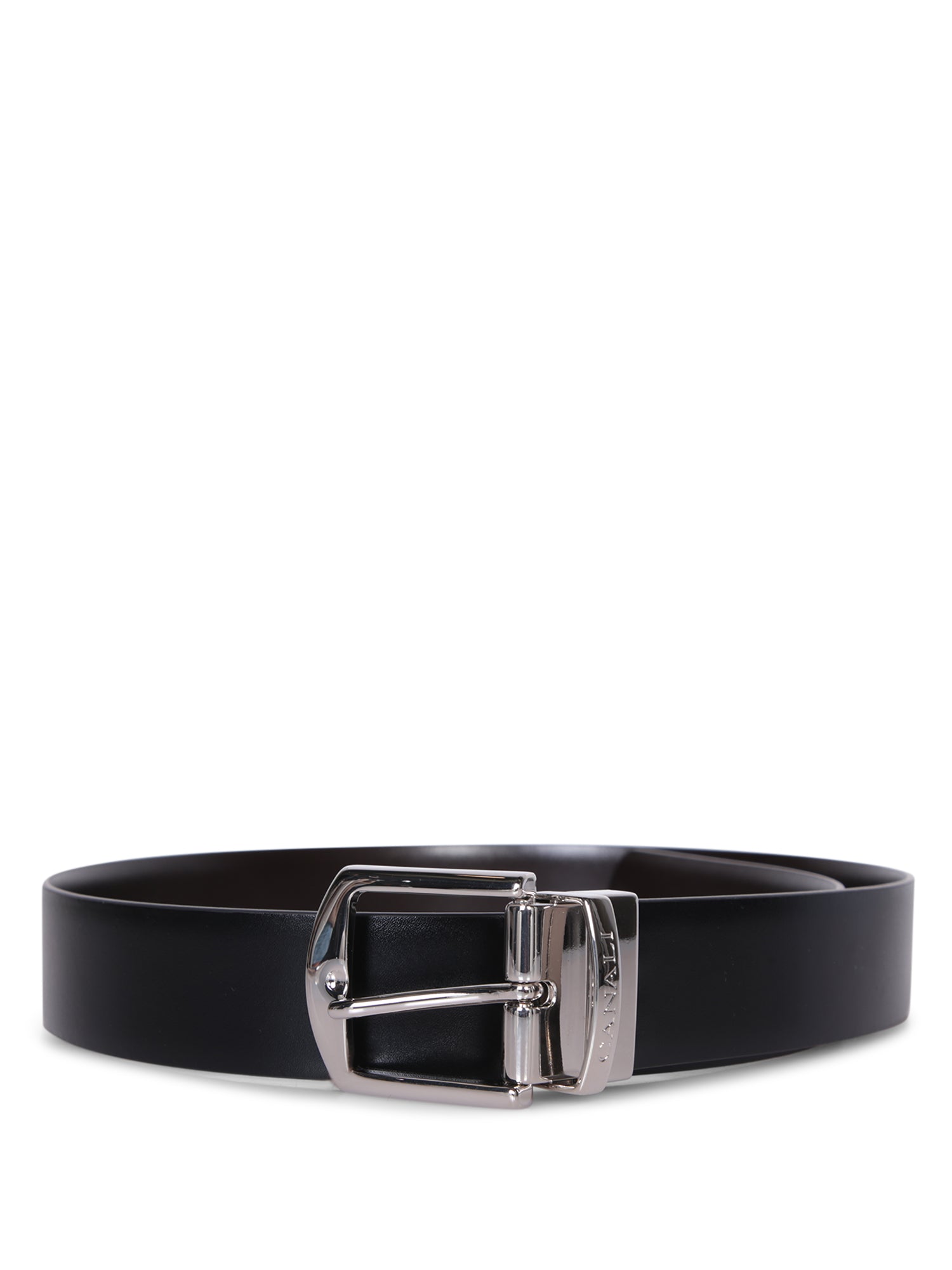 CANALI Engravedlogo 블랙 벨트