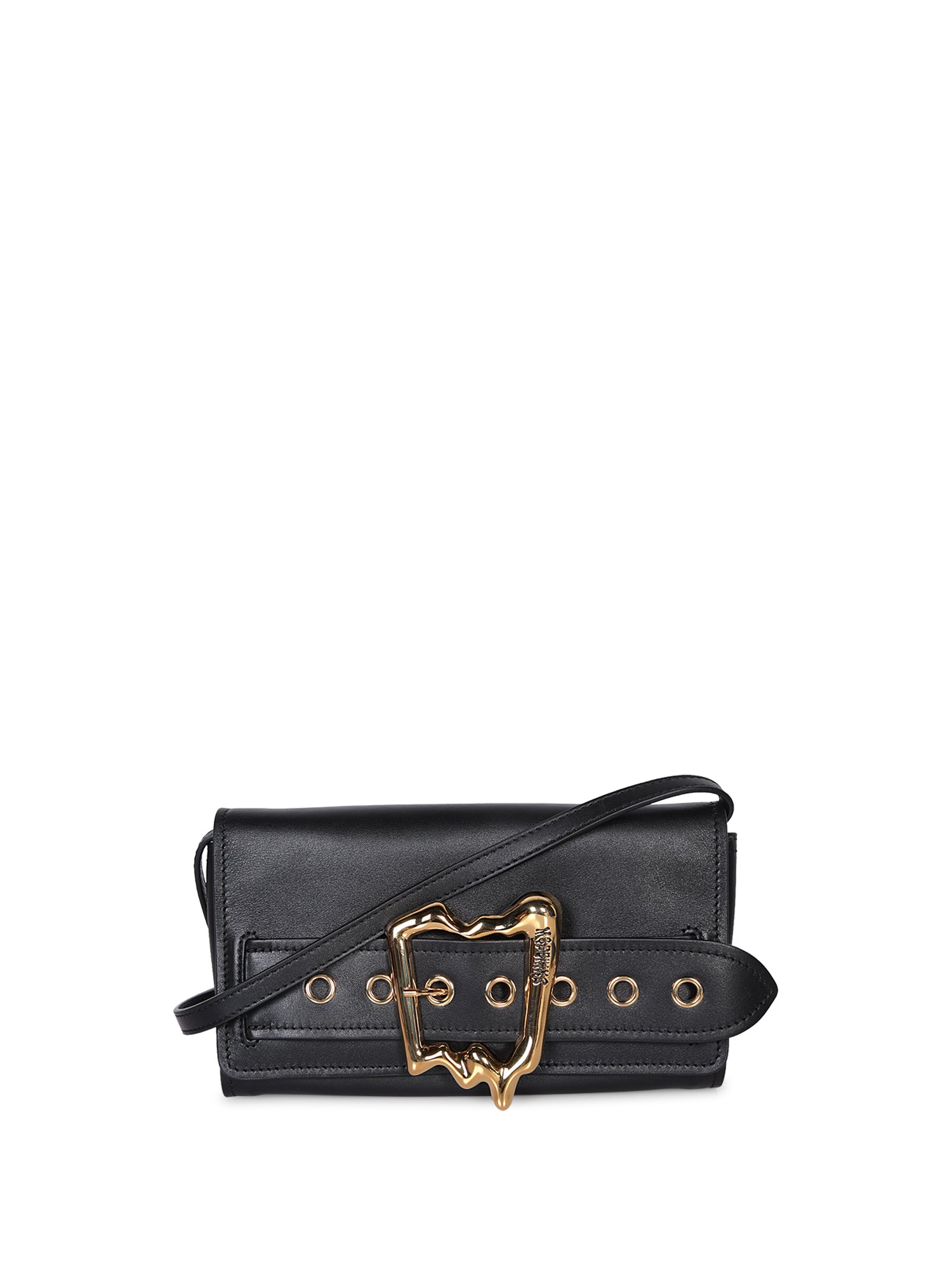 MOSCHINO Morphed 버클 블랙 백