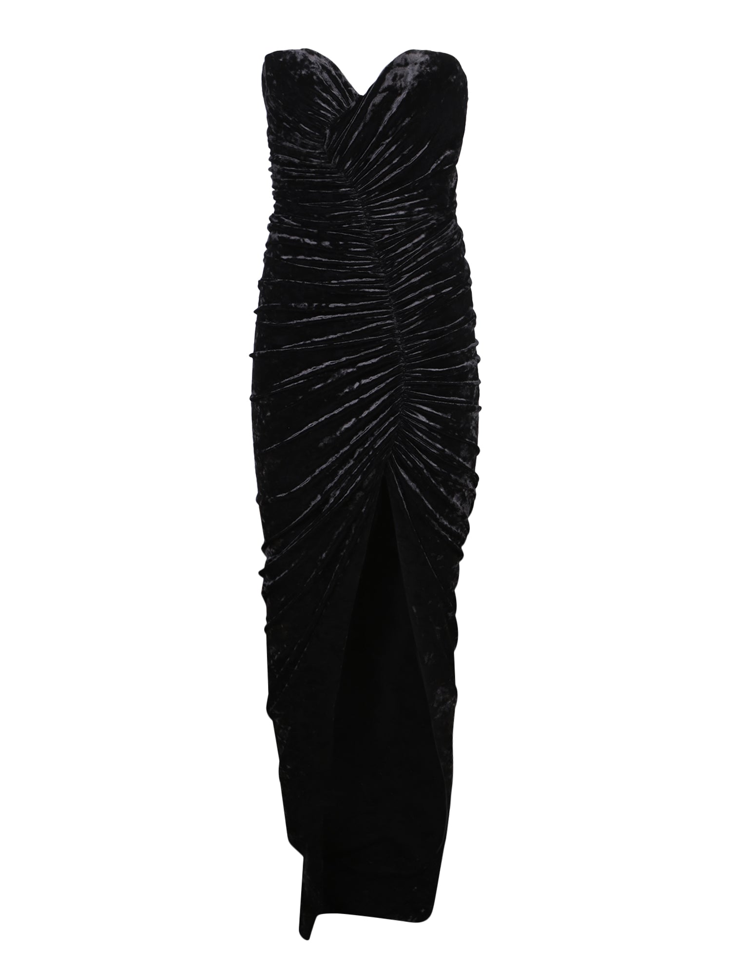 ALEXANDRE VAUTHIER 드레이프 블랙 드레스