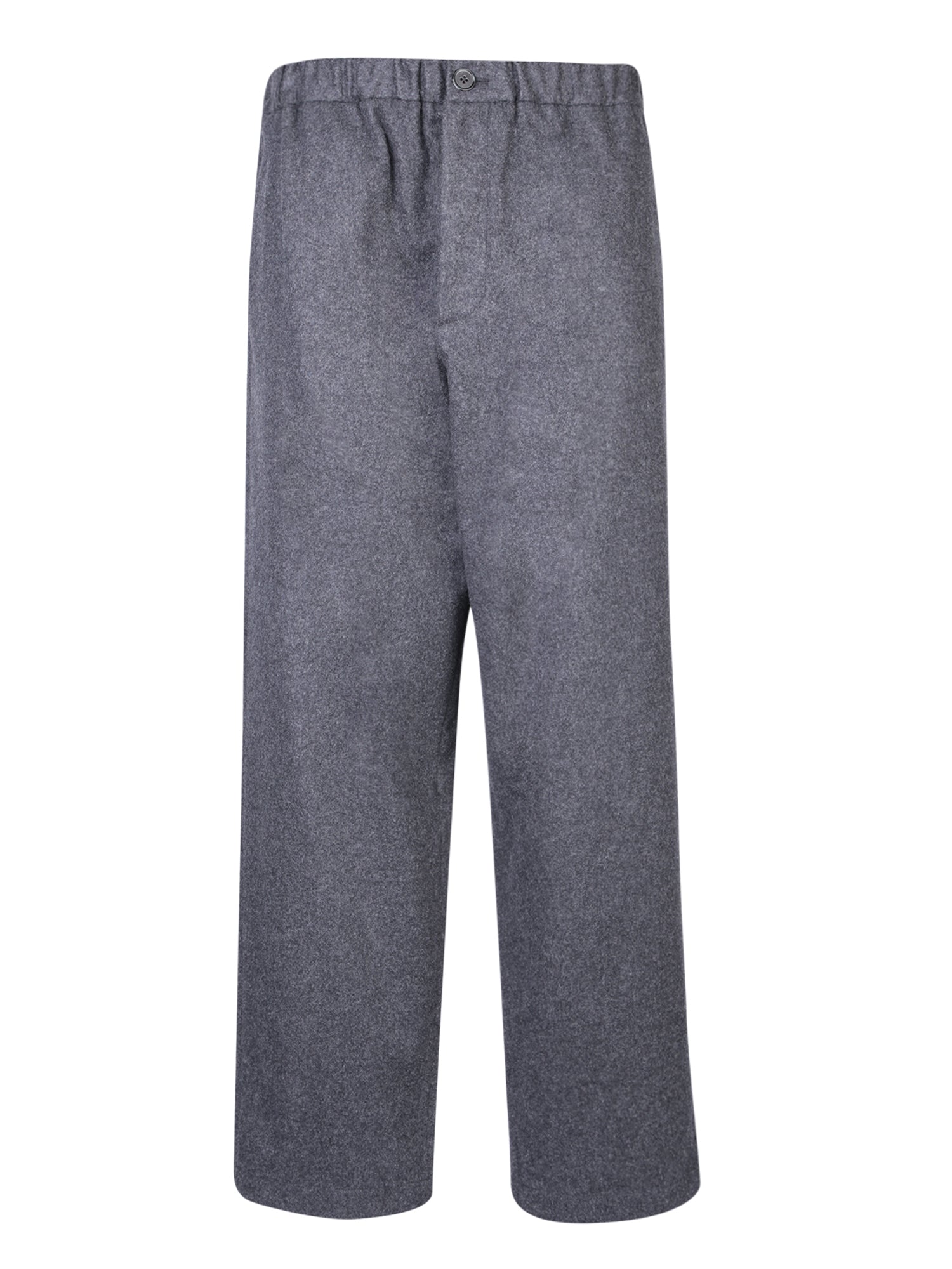 JIL SANDER 다크 그레이 felted 트라우저