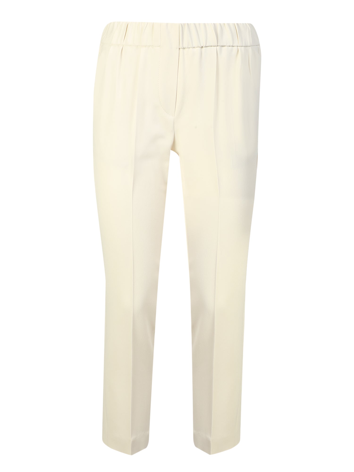 BRUNELLO CUCINELLI 엘라스틱 waistband natural 트라우저