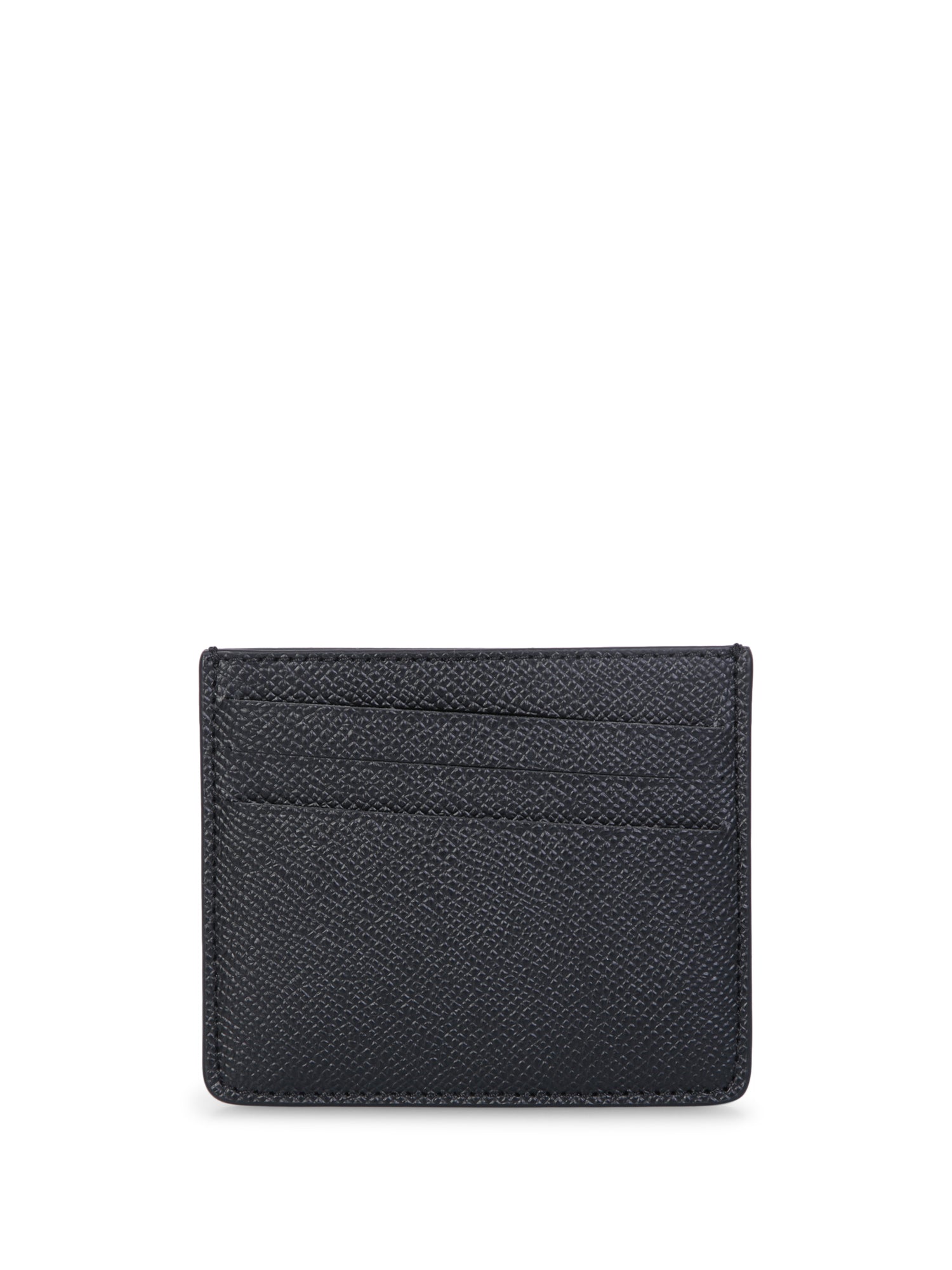 MAISON MARGIELA 포 스티치 블랙 cardholder