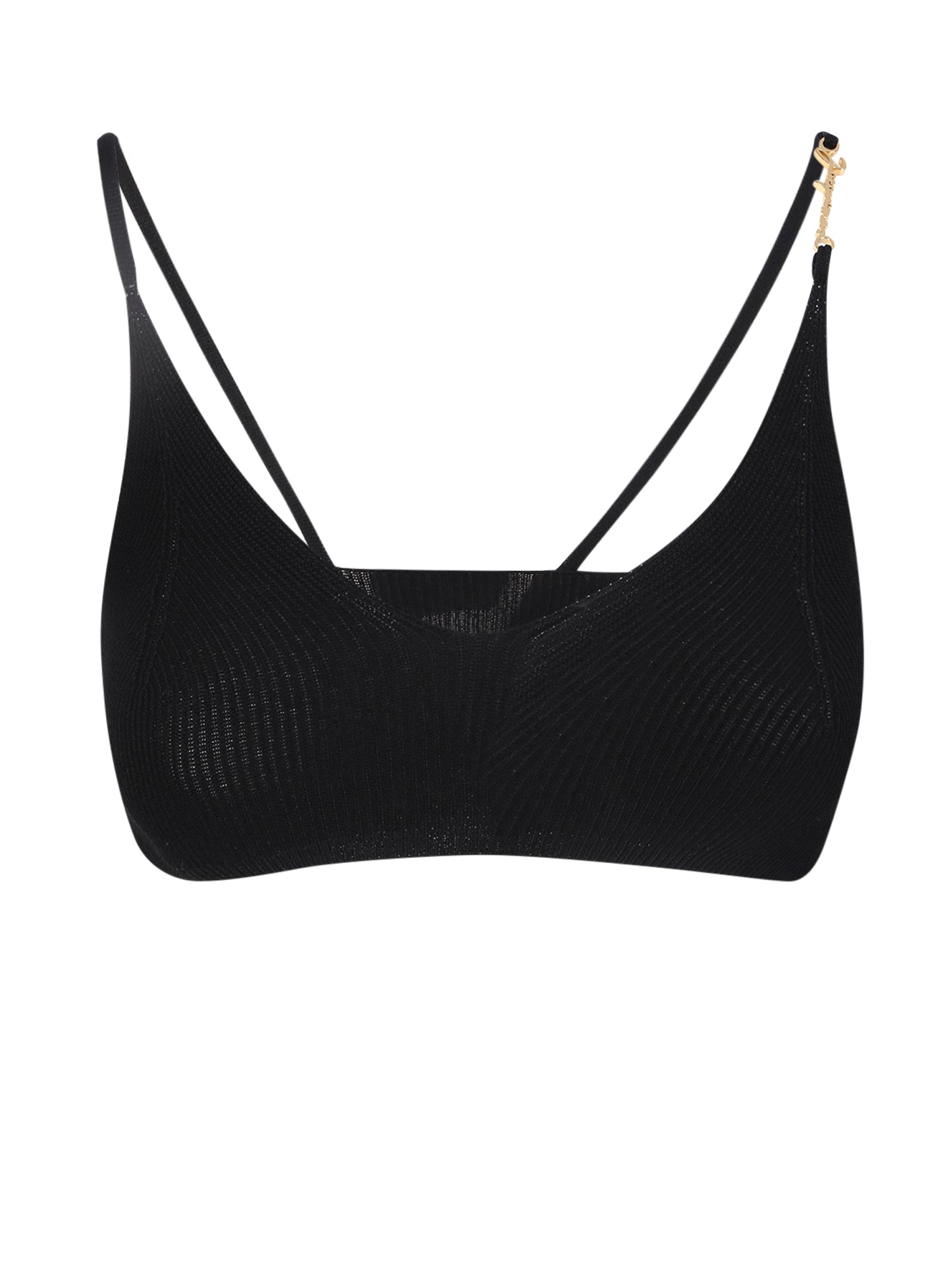 JACQUEMUS Bandeaur Pralu 블랙 탑