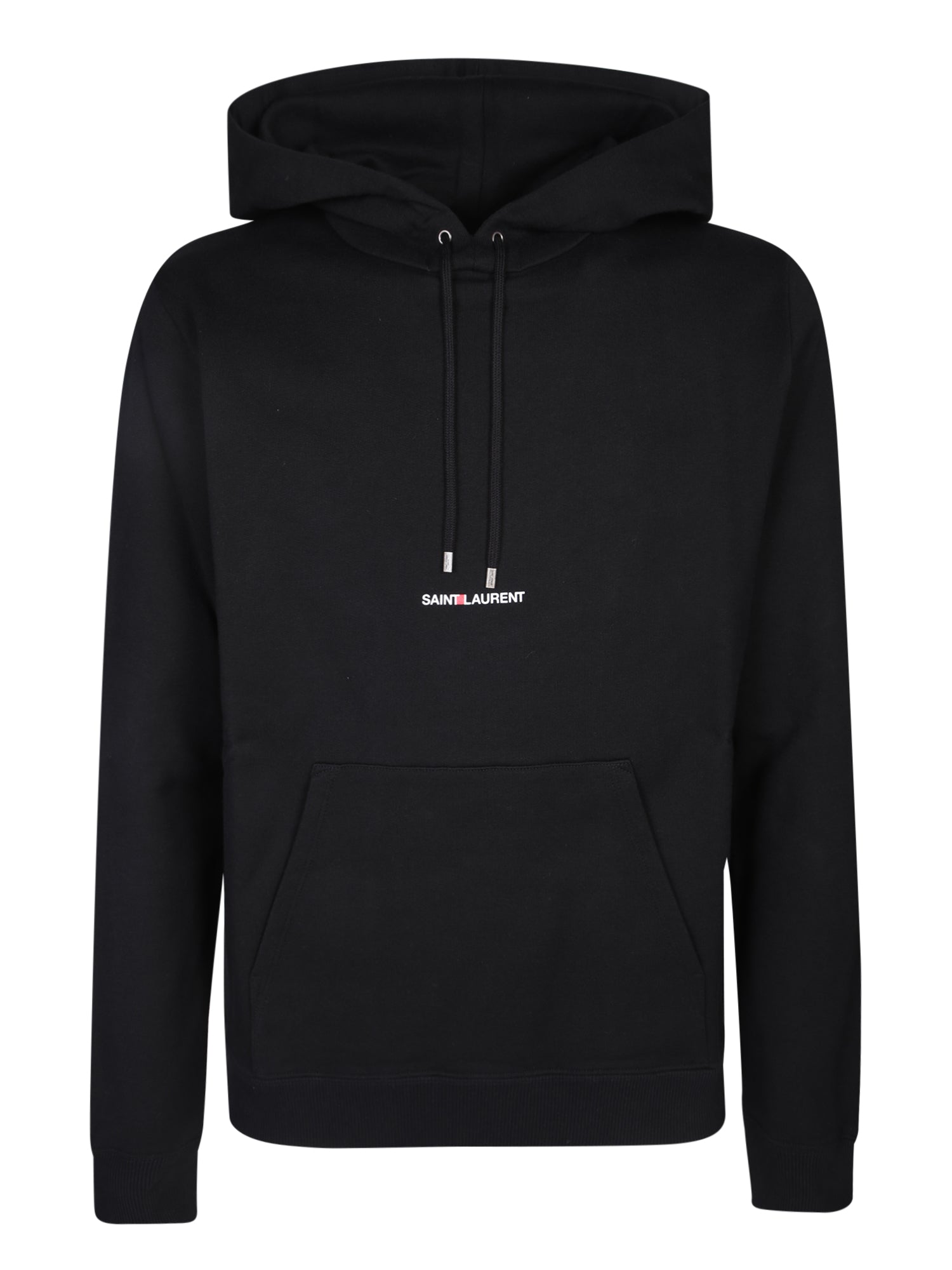 SAINT LAURENT Molletton 로고 블랙 후드