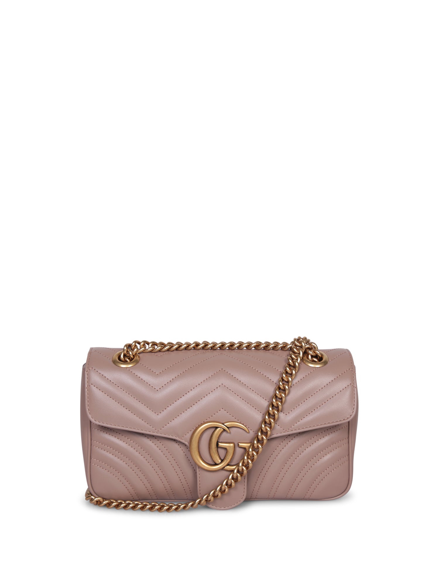 GUCCI 마몬트 S Matelassé 핑크 백