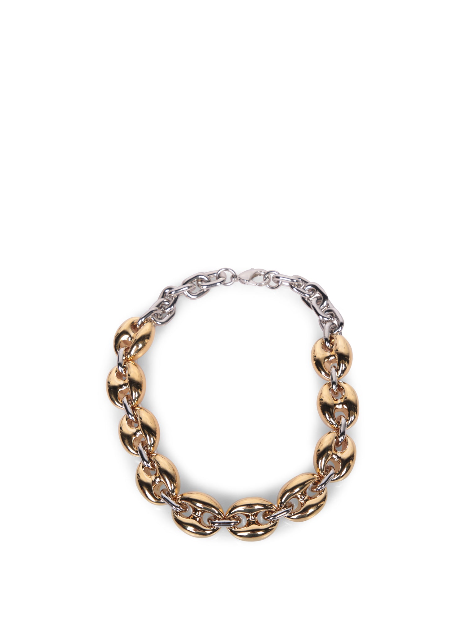PACO RABANNE Eight 청키 goldsilver 네크리스