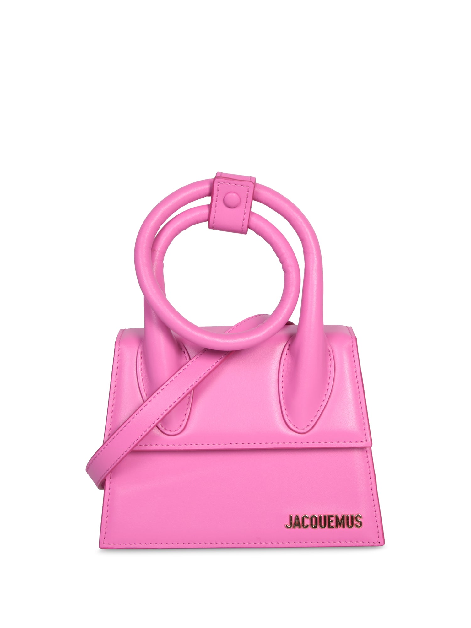 JACQUEMUS Le Chiquito Noeud 핑크 백