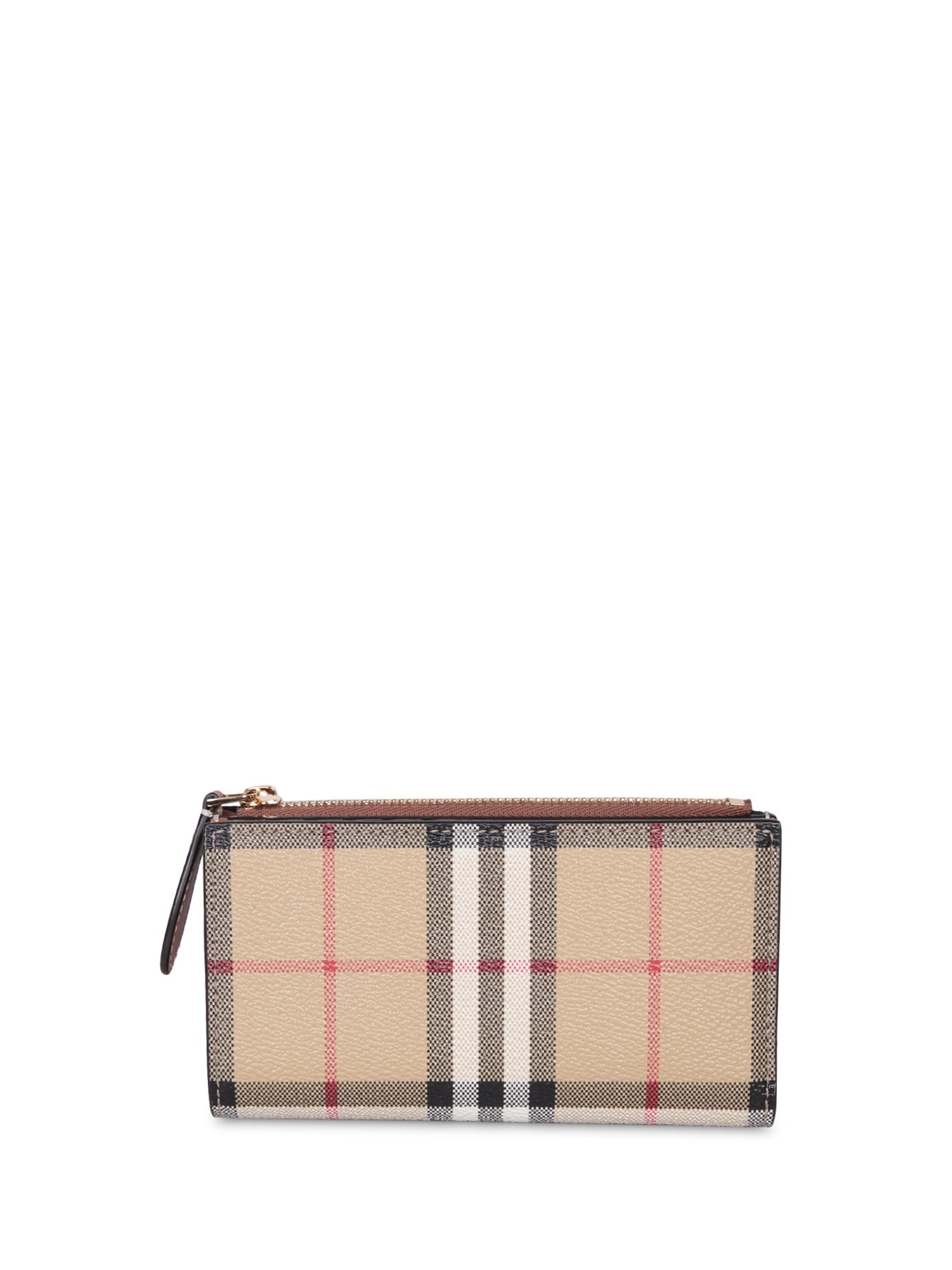 BURBERRY 체크 모티브 베이지 비폴드 지갑