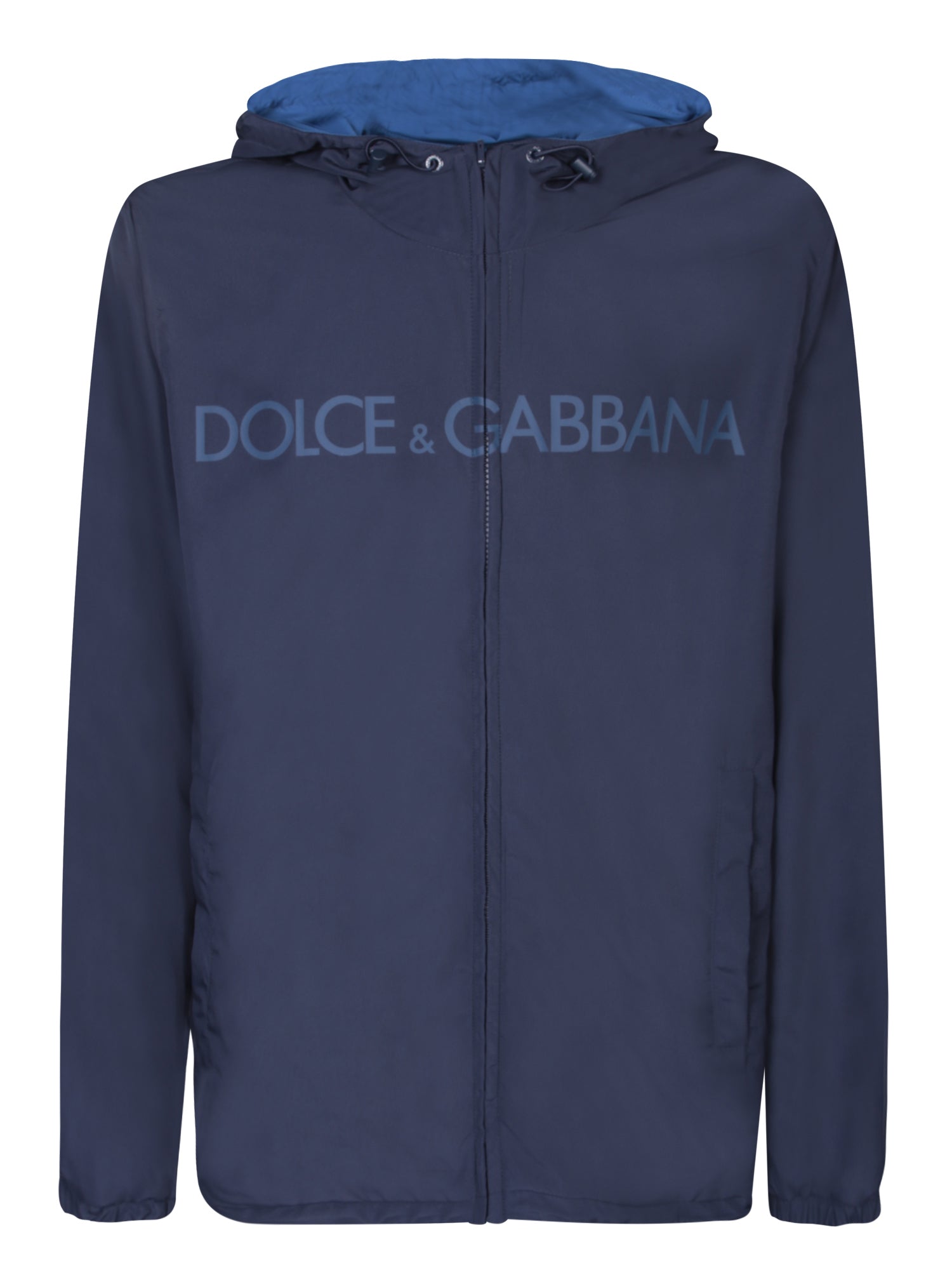 DOLCE  GABBANA 윈드브레이커 로고 블랙 자켓