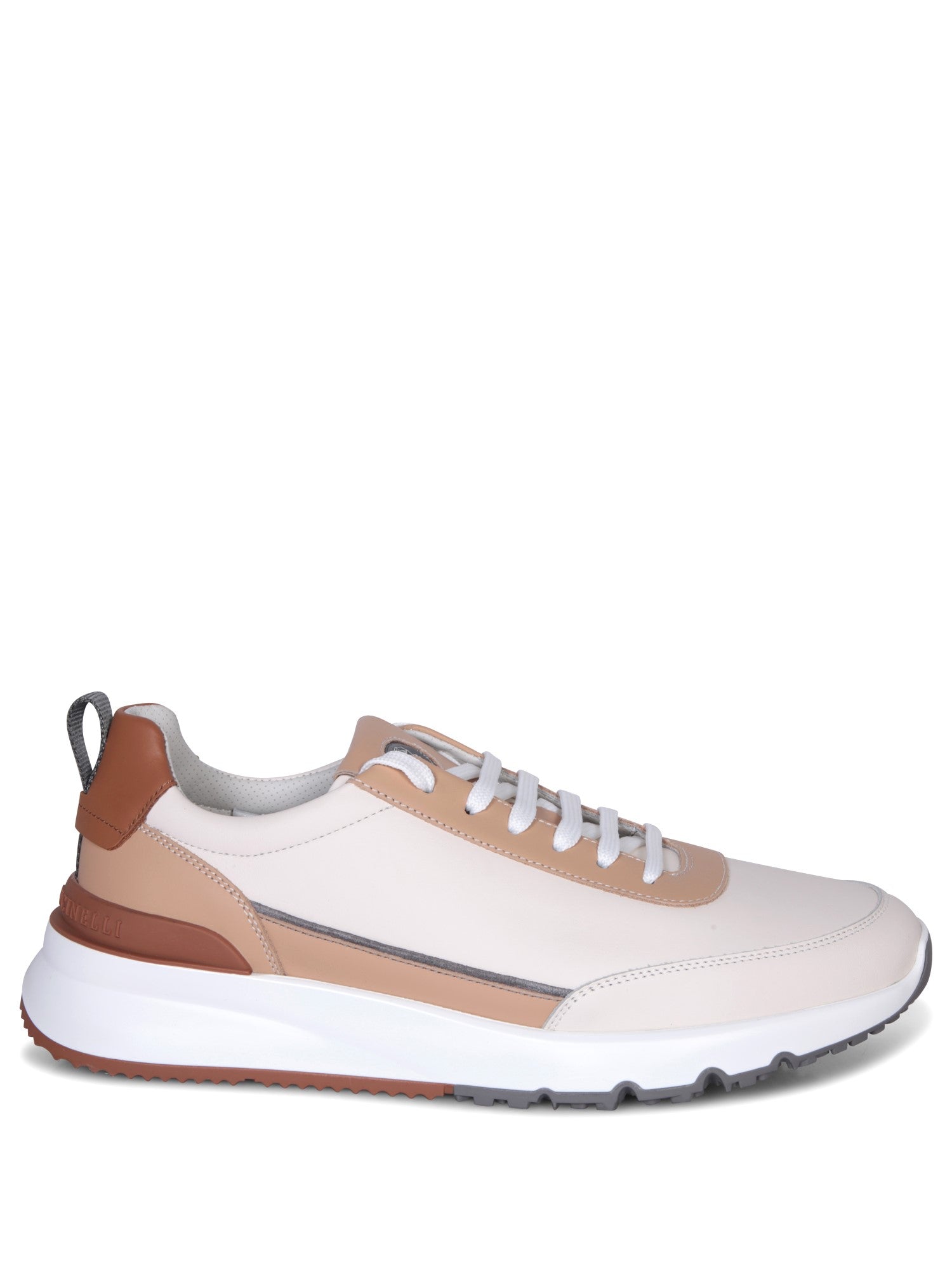 BRUNELLO CUCINELLI 러너 화이트 스니커즈